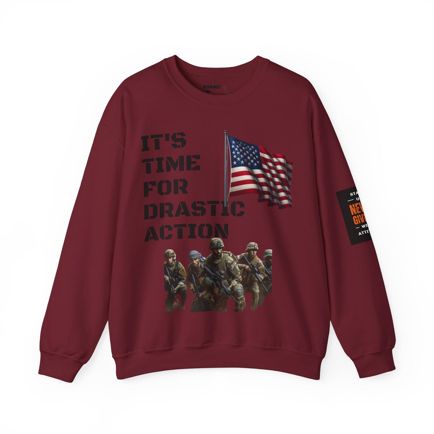 Time For Drastic Action Heavy Blend™ Crewneck Sweatshirt