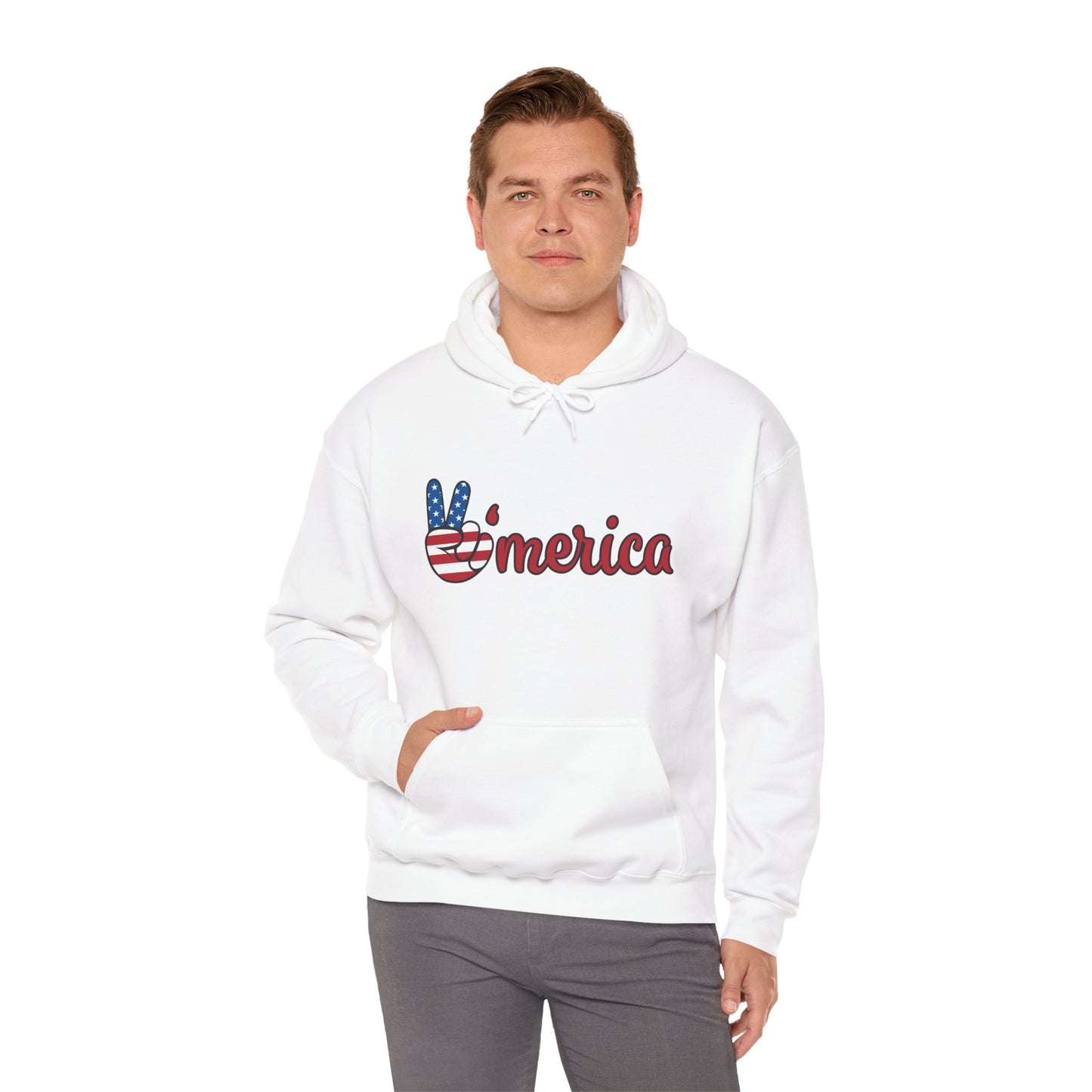 Stand Up America With Attitude Hooded Sweatshirt