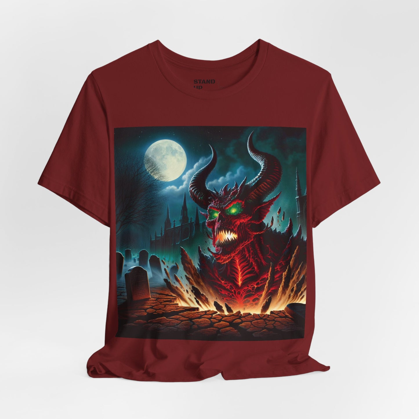 The Devil Rises Jersey Short Sleeve Tee