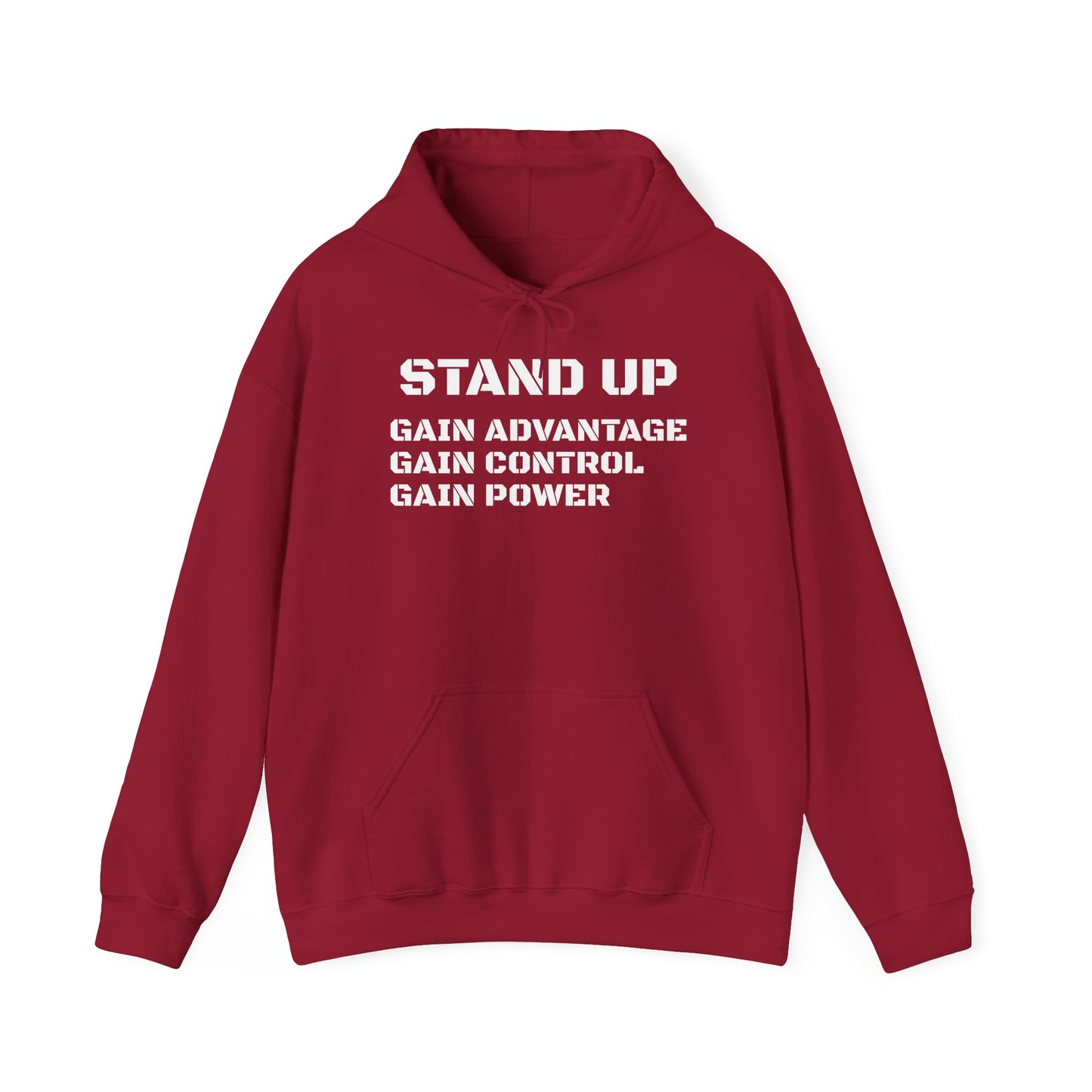 Stand Up Gain Advantage Control Power Hooded Sweatshirt