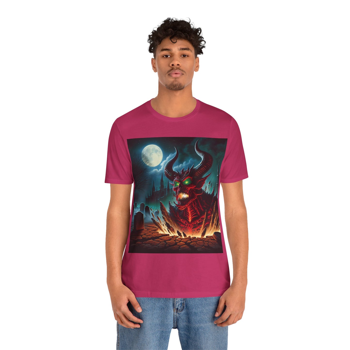The Devil Rises Jersey Short Sleeve Tee