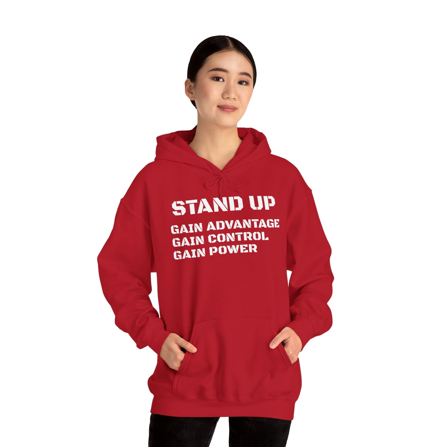 Stand Up Gain Advantage Control Power Hooded Sweatshirt