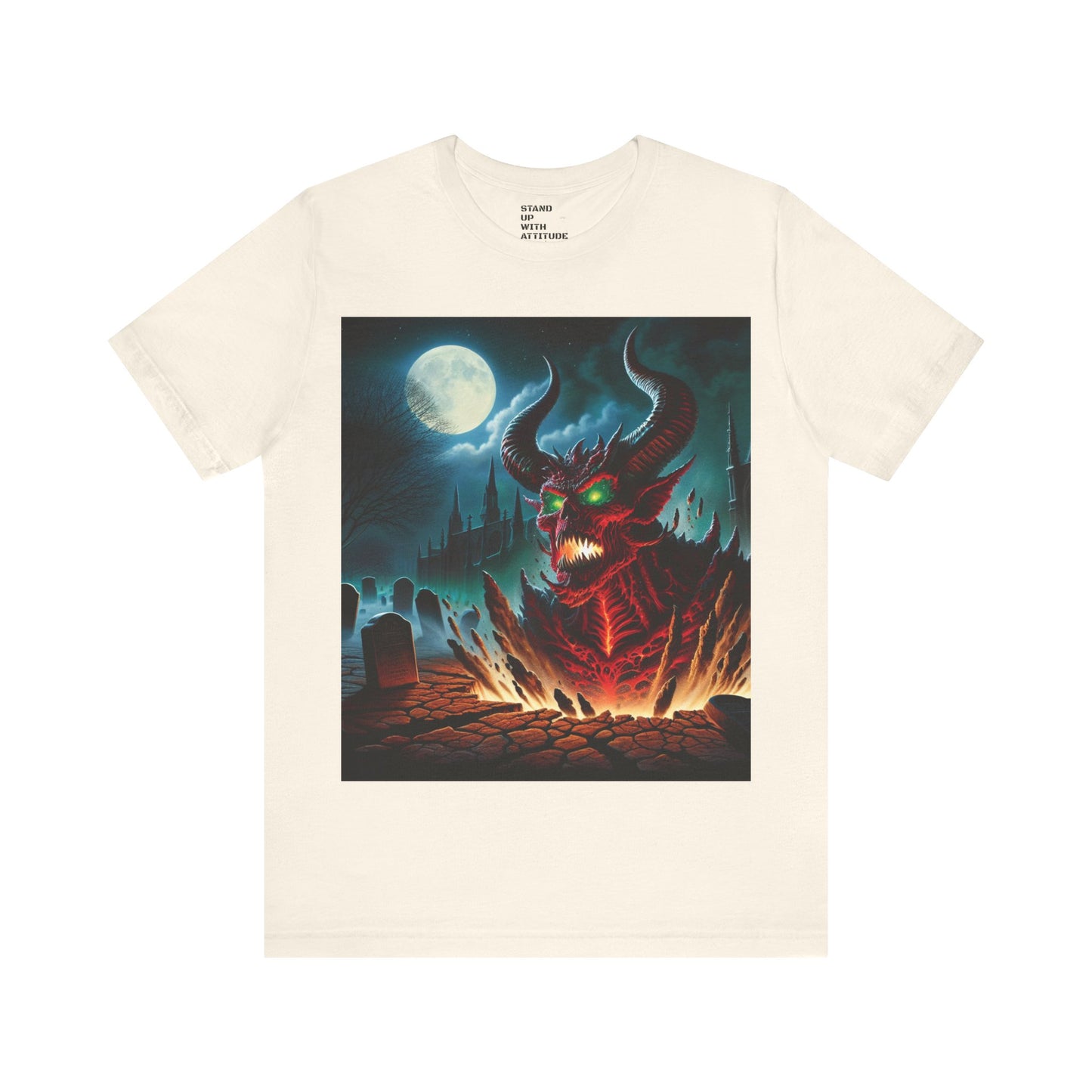 The Devil Rises Jersey Short Sleeve Tee