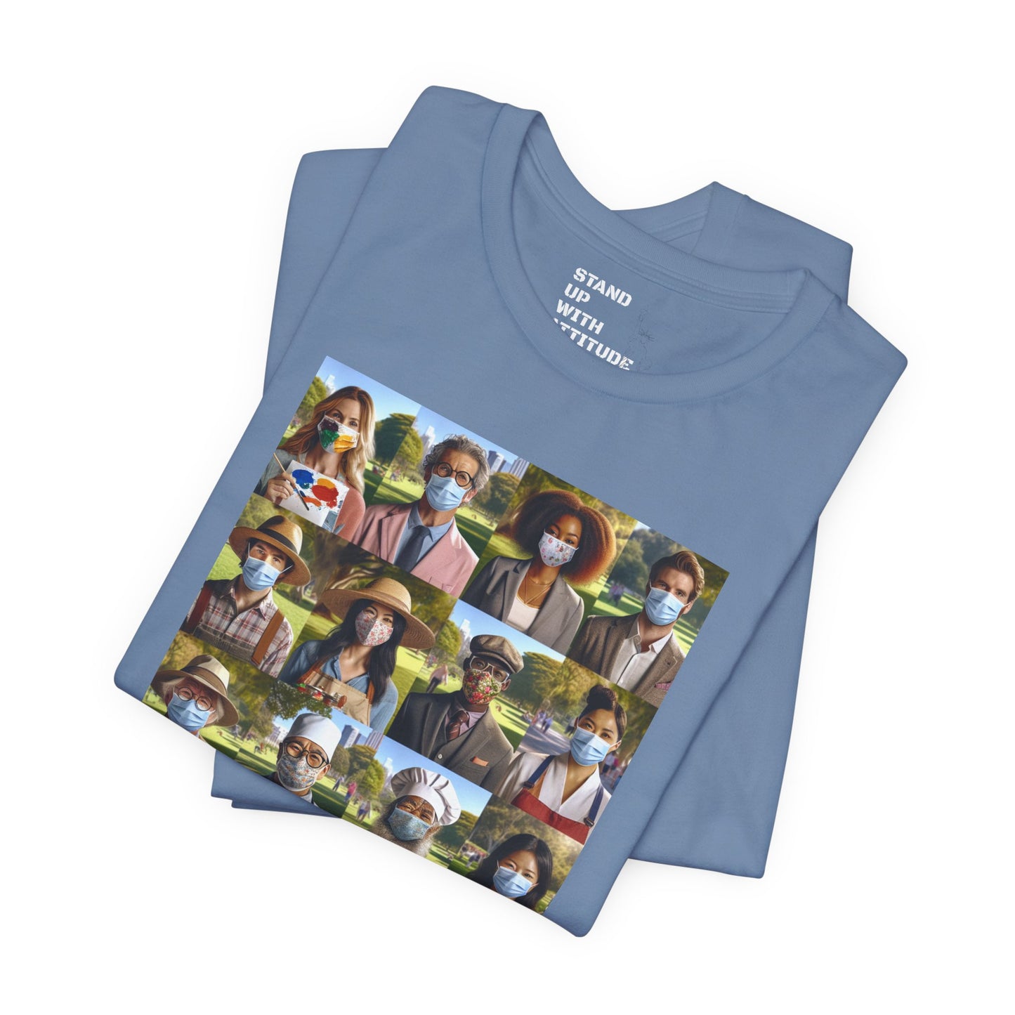 The Fog And A Mask Short Sleeve Tee