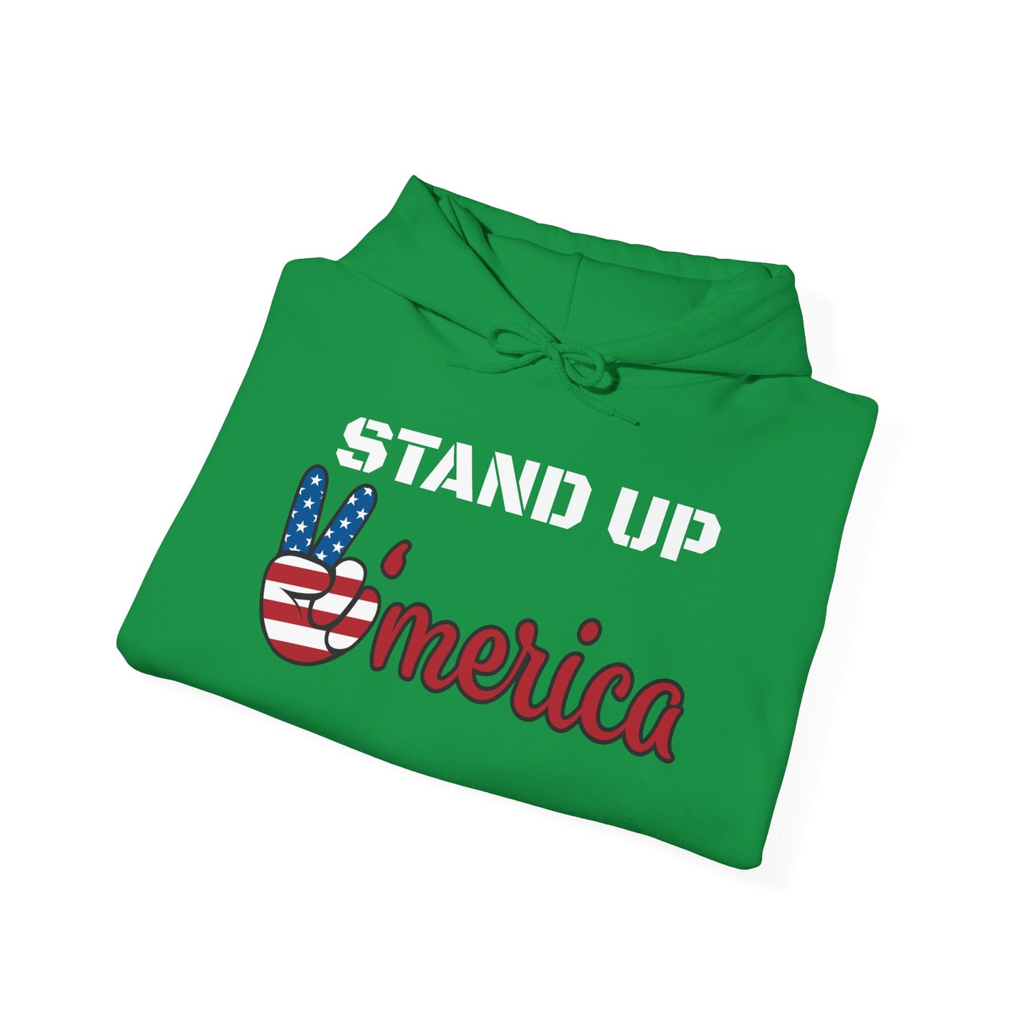 Stand Up America With Attitude Hooded Sweatshirt