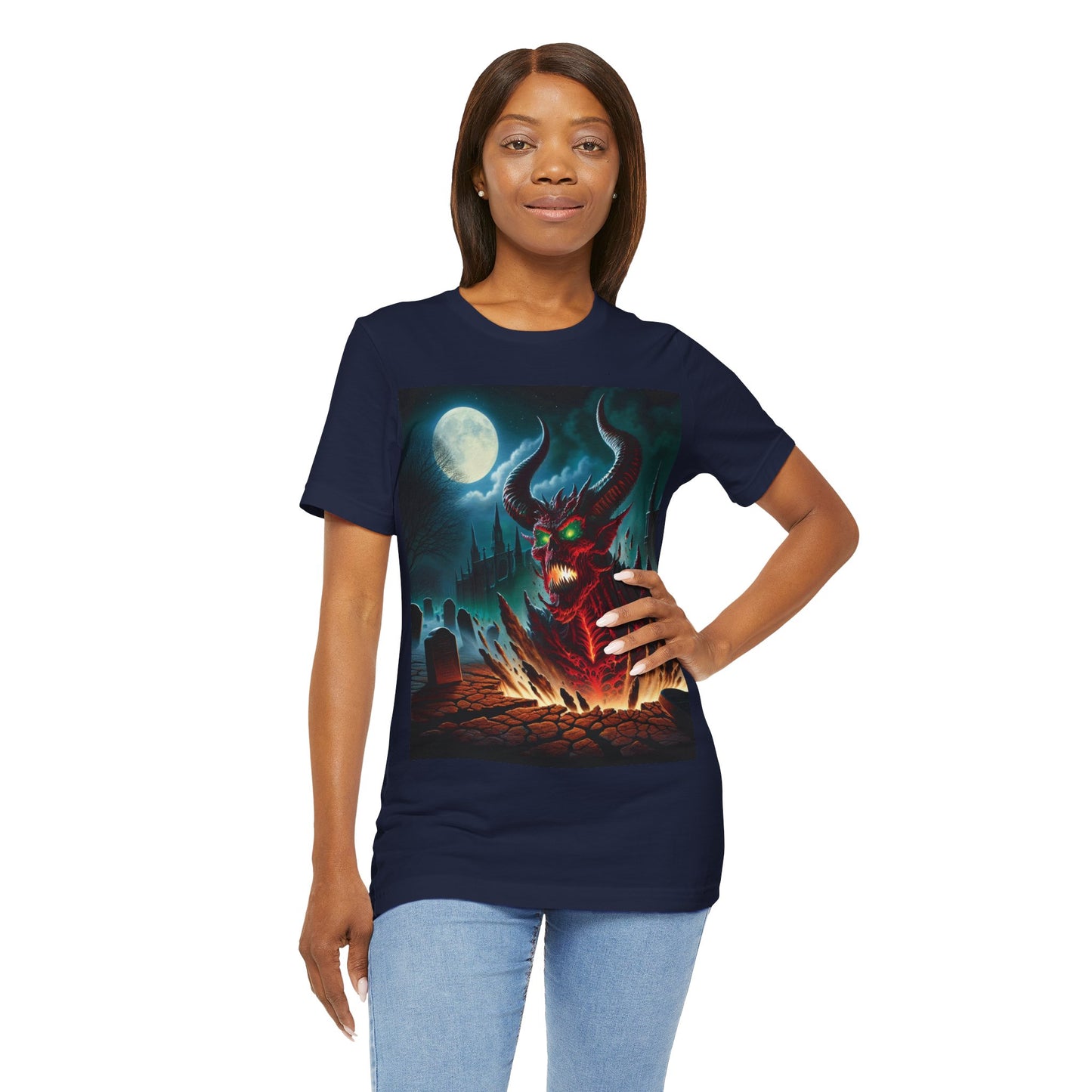 The Devil Rises Jersey Short Sleeve Tee
