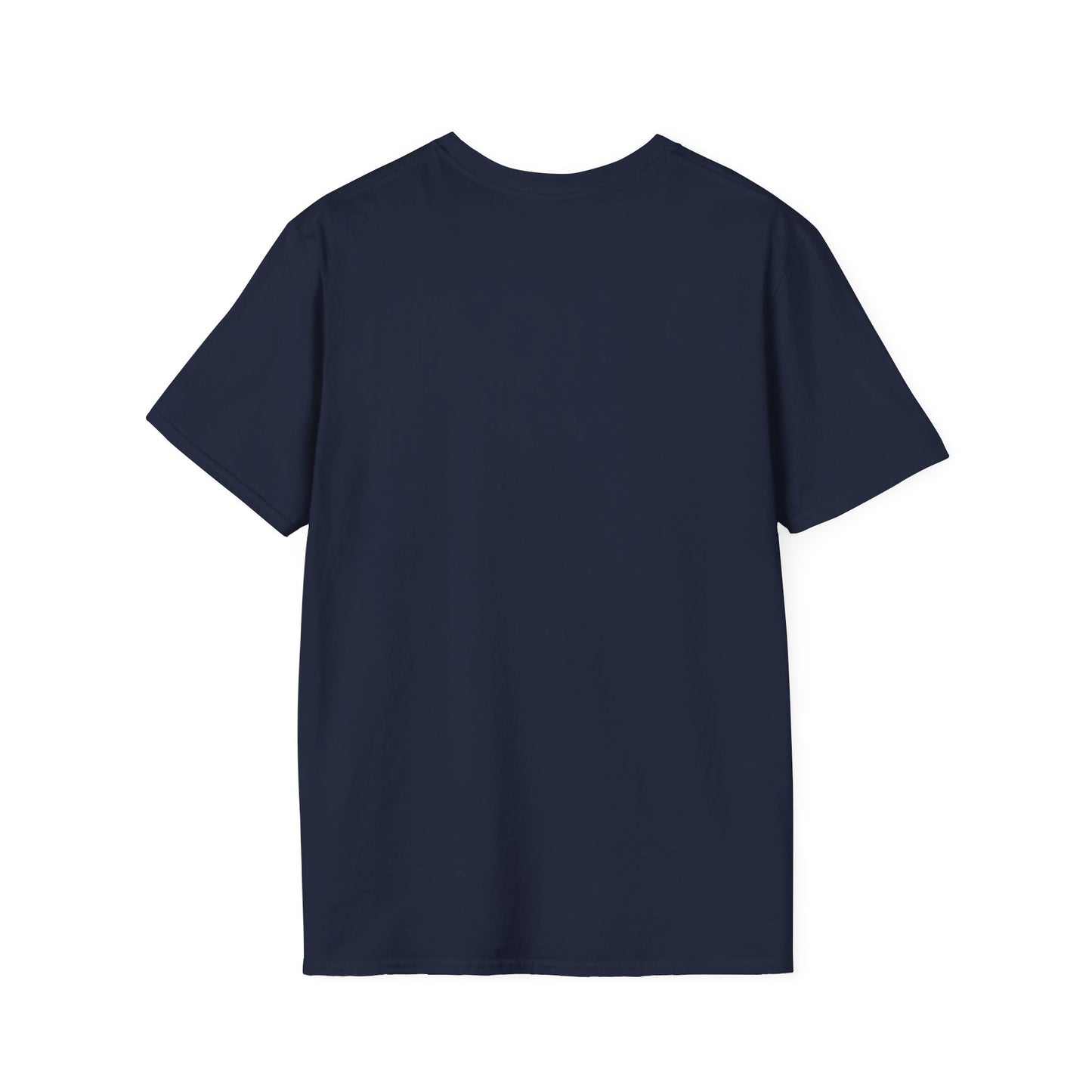 Crowd At Concert Cheering With American Flag And Fireworks Softstyle T-Shirt