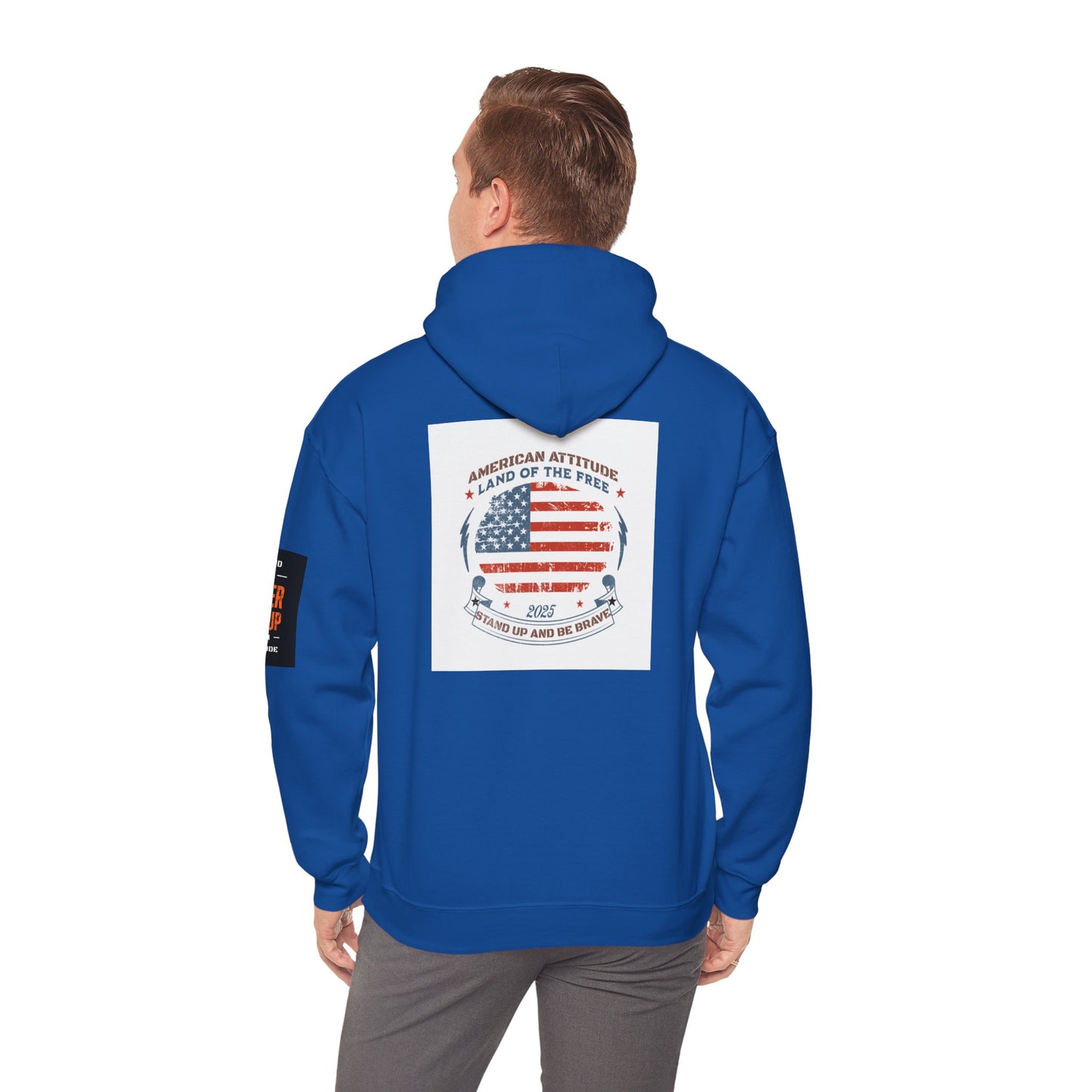 American Attitude Stand Up And Be Brave Heavy Blend™ Hooded Sweatshirt