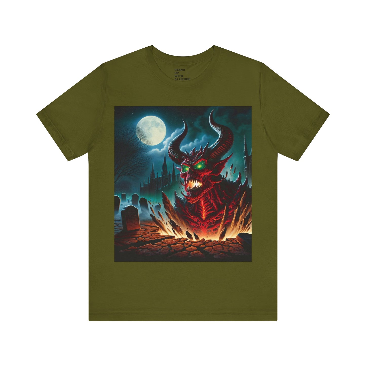 The Devil Rises Jersey Short Sleeve Tee