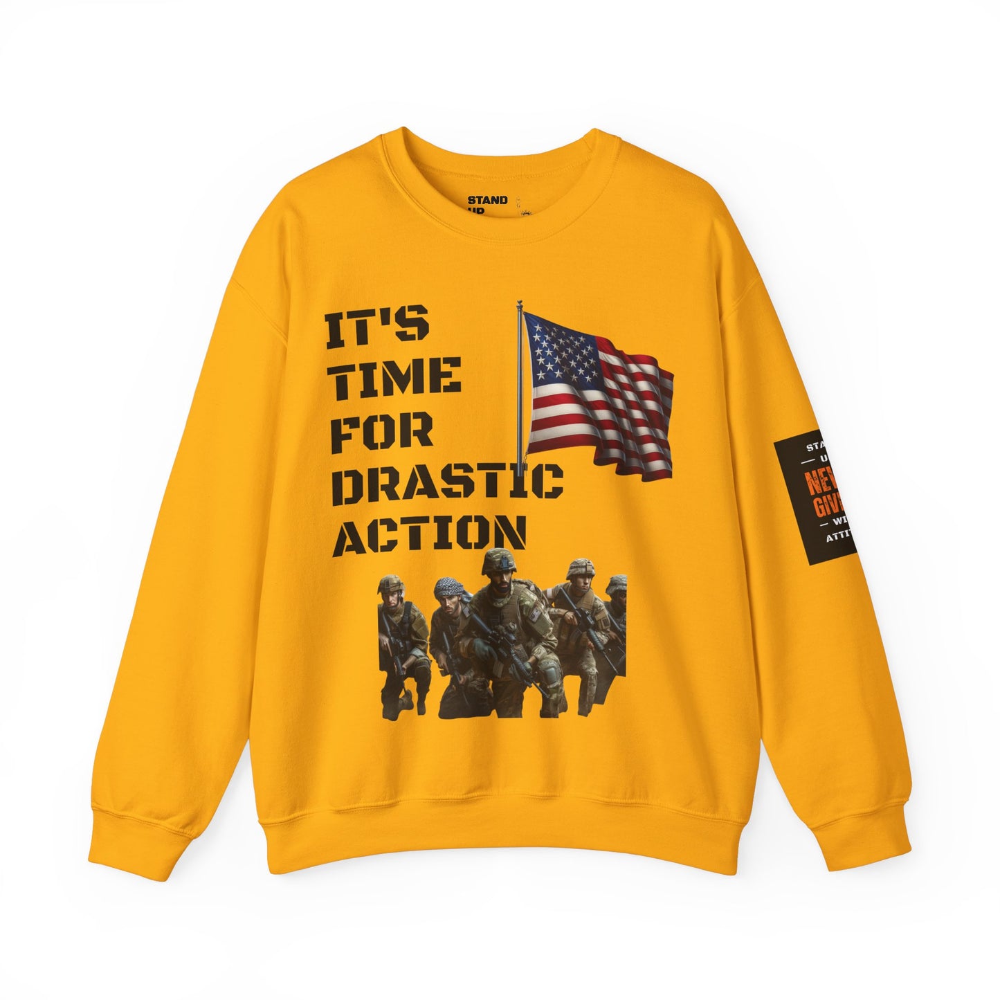 Time For Drastic Action Heavy Blend™ Crewneck Sweatshirt