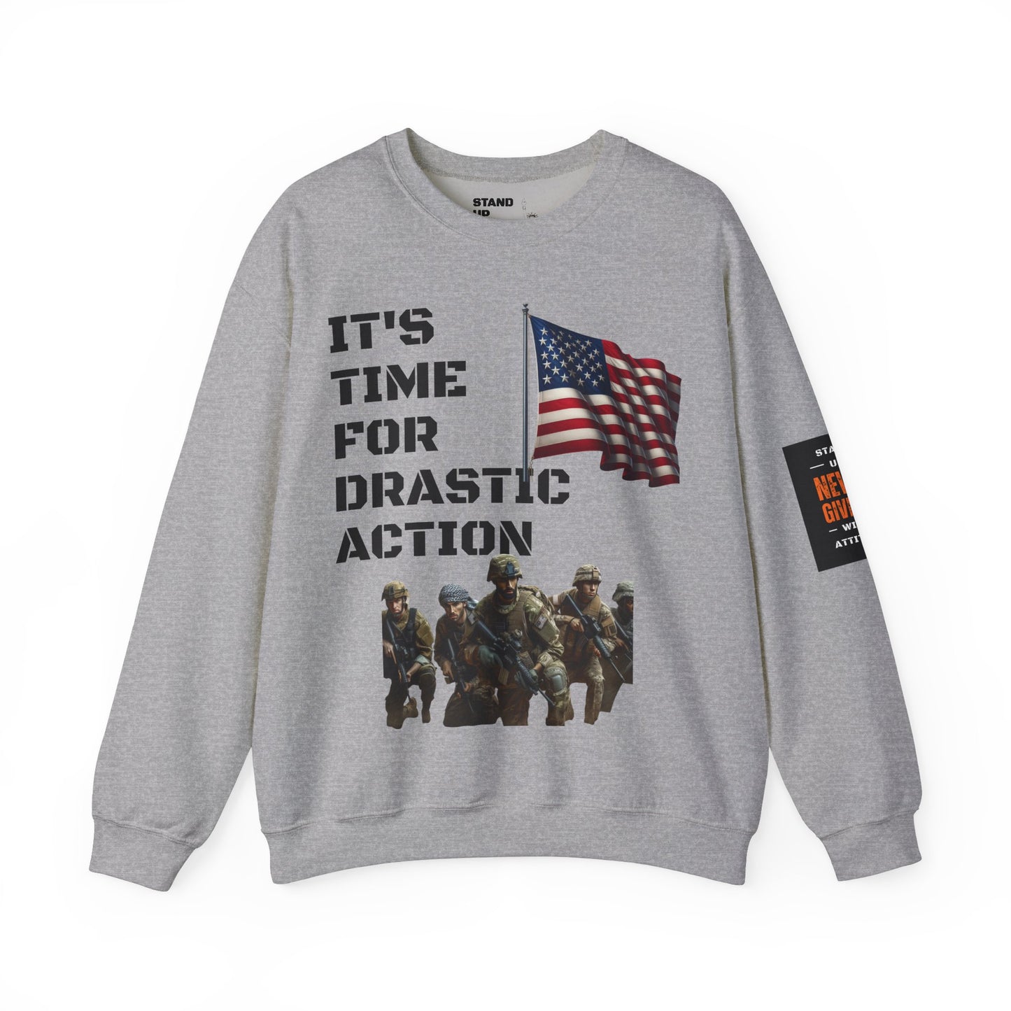 Time For Drastic Action Heavy Blend™ Crewneck Sweatshirt