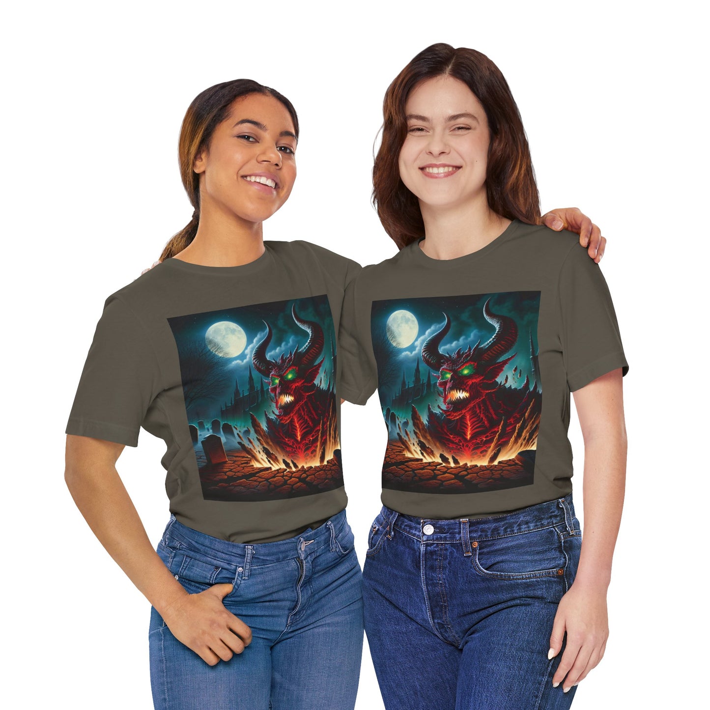 The Devil Rises Jersey Short Sleeve Tee