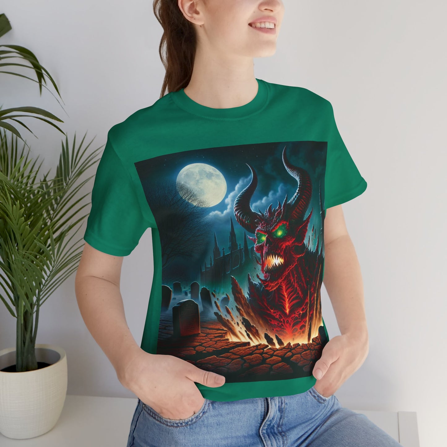 The Devil Rises Jersey Short Sleeve Tee