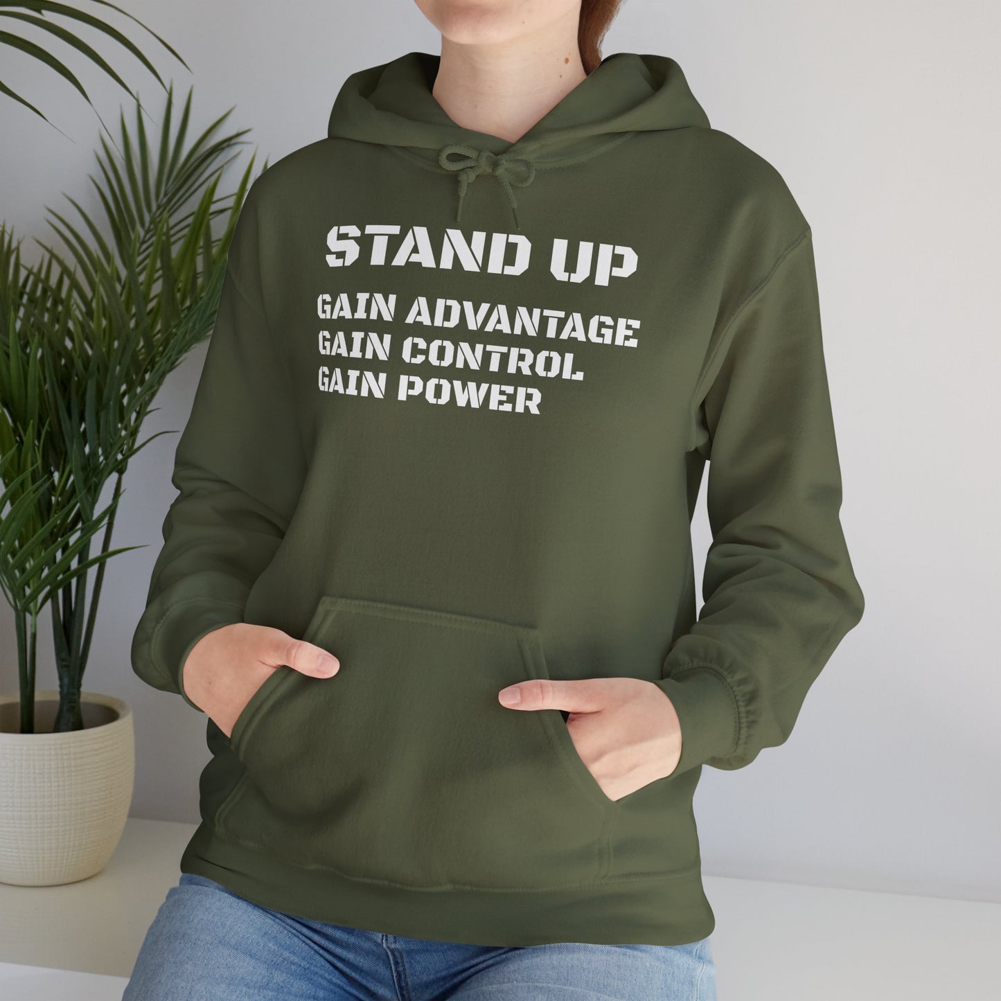 Stand Up Gain Advantage Control Power Hooded Sweatshirt