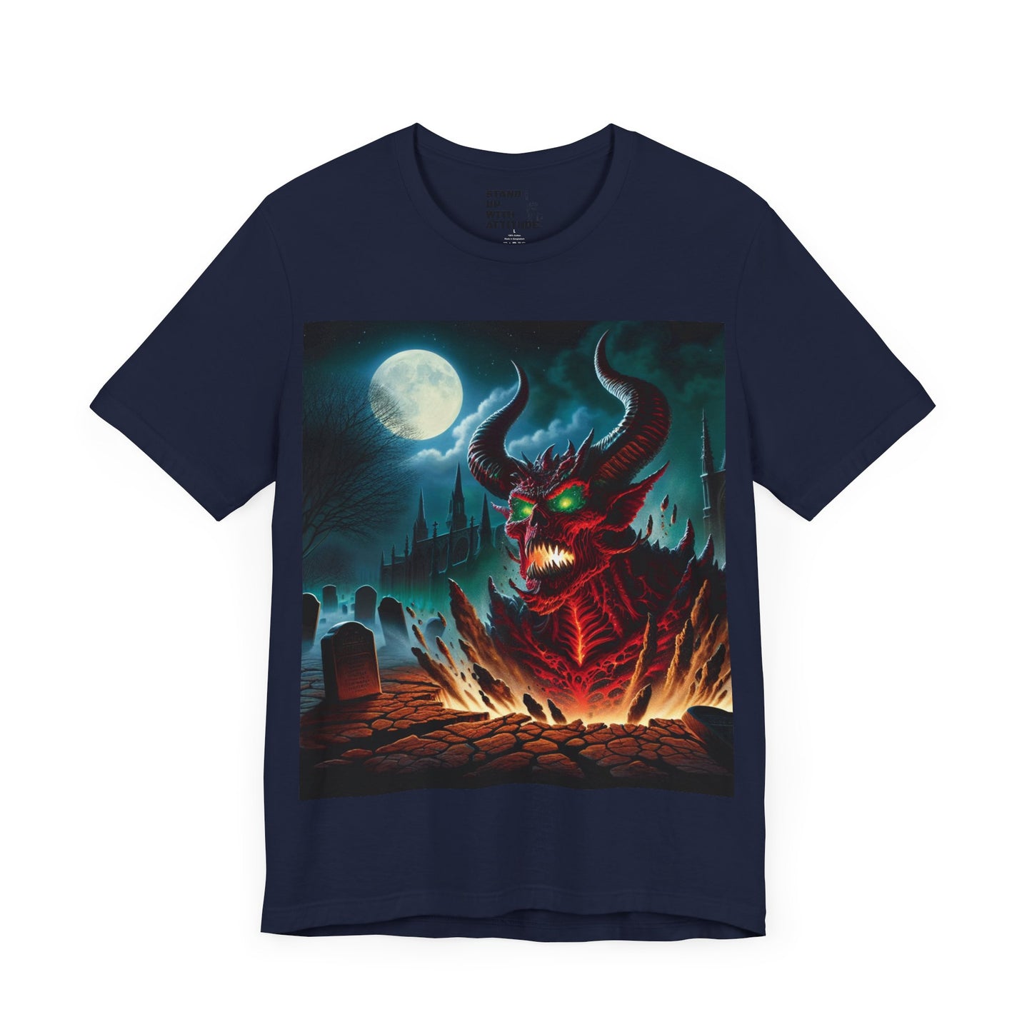 The Devil Rises Jersey Short Sleeve Tee