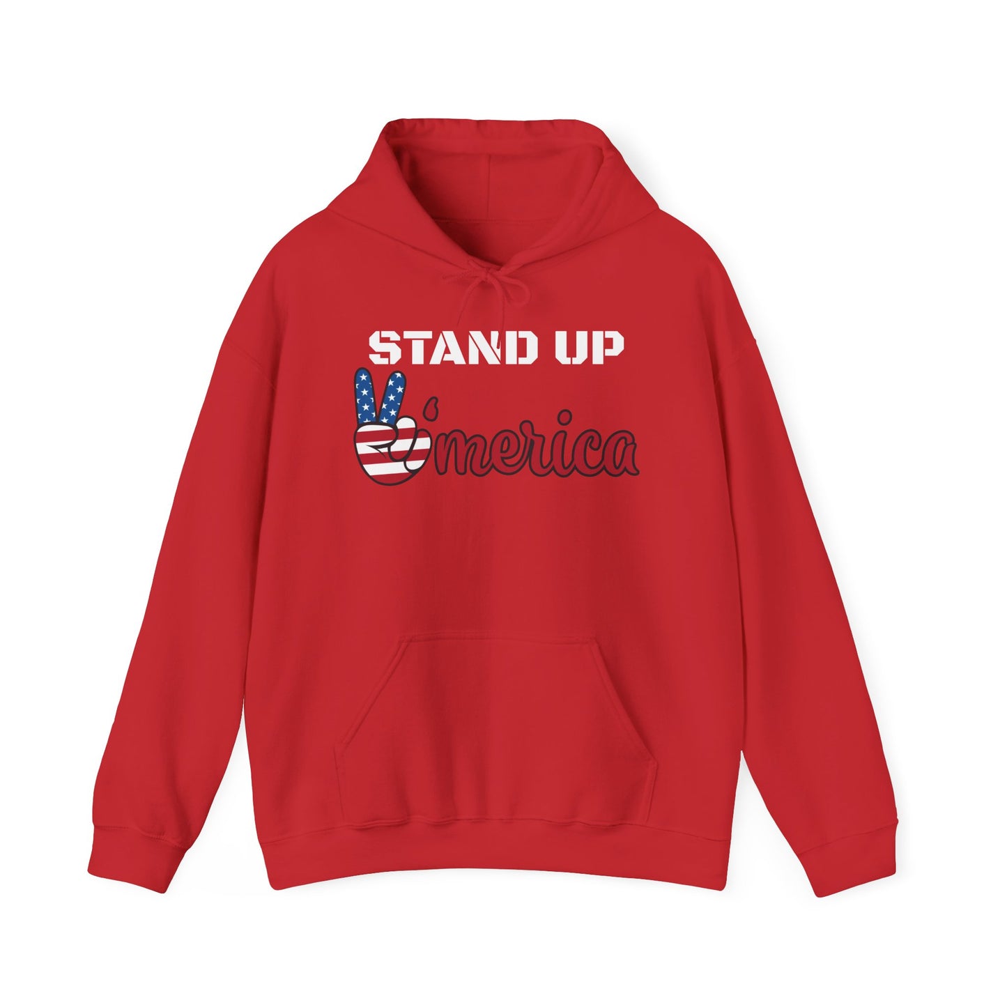 Stand Up America With Attitude Hooded Sweatshirt