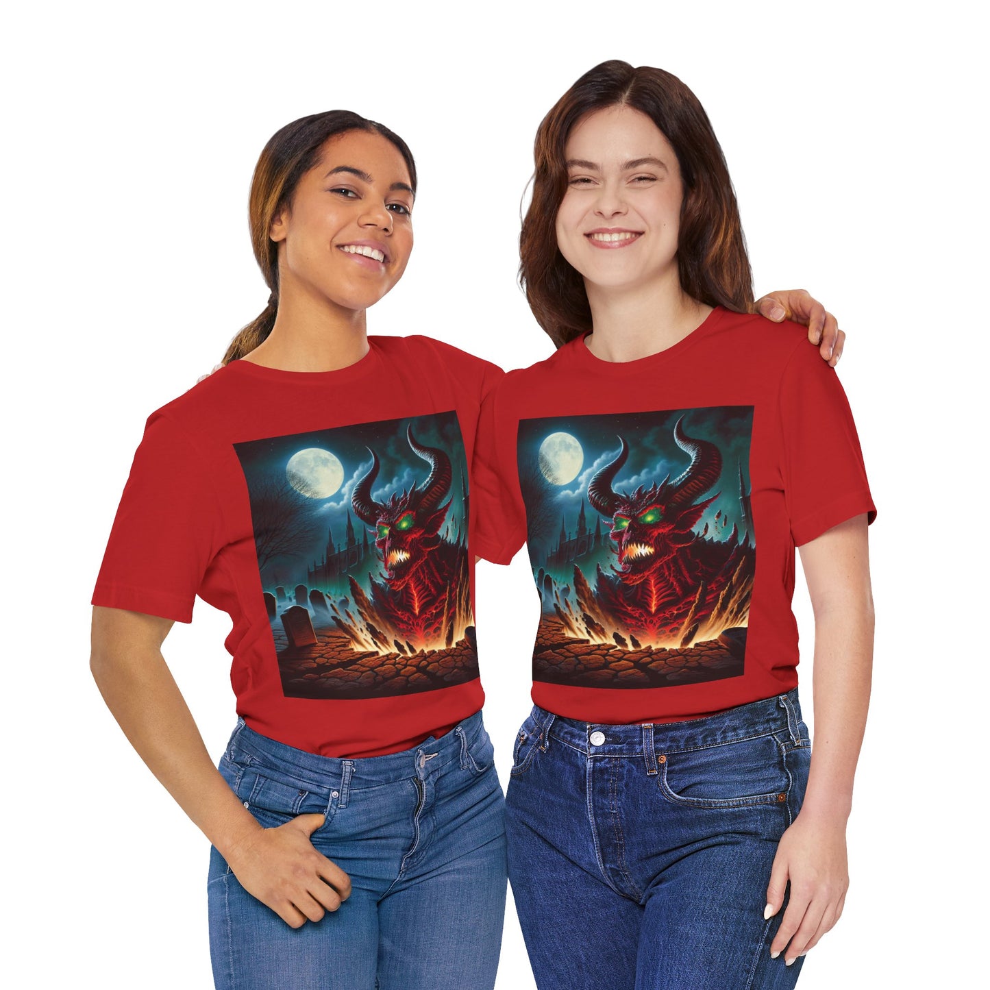 The Devil Rises Jersey Short Sleeve Tee