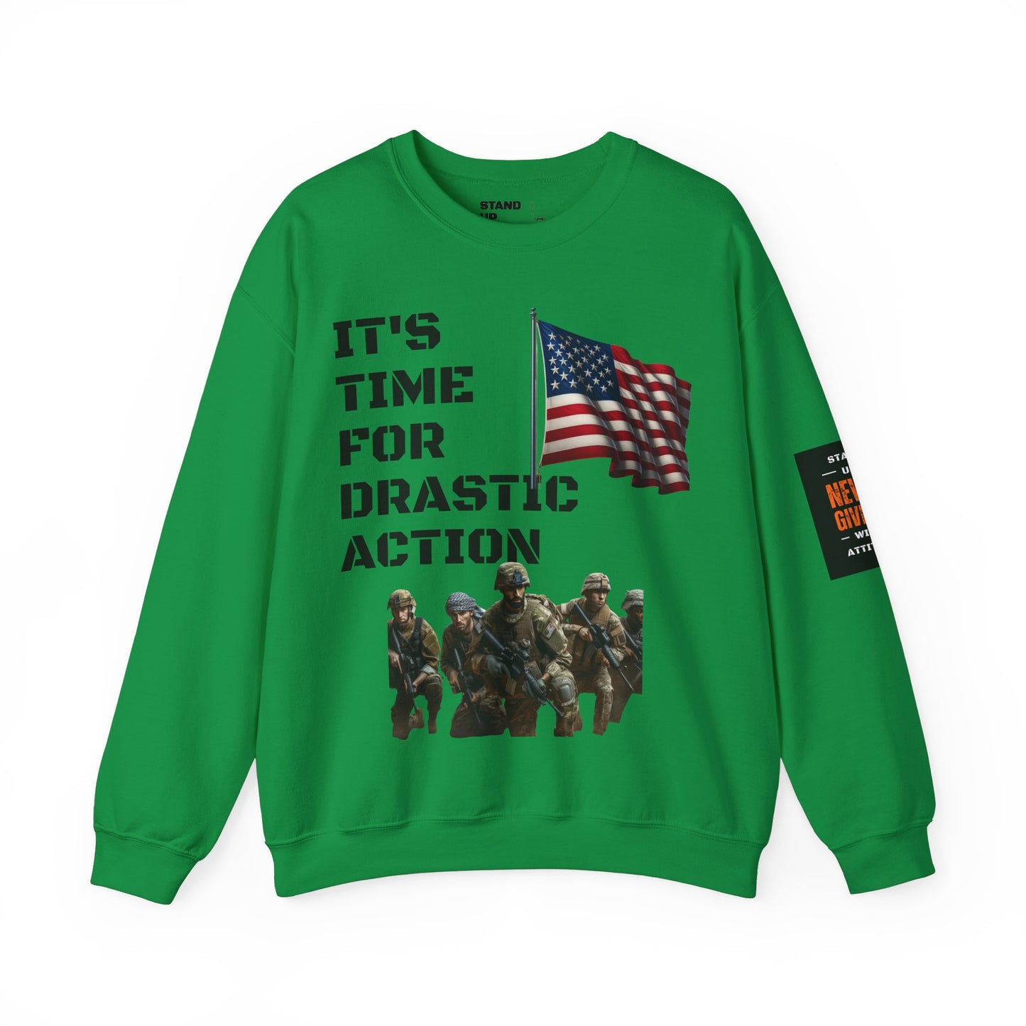 Time For Drastic Action Heavy Blend™ Crewneck Sweatshirt