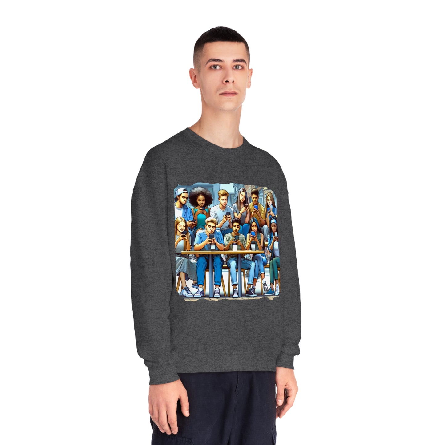 Teen Tech With Friends Crewneck Sweatshirt