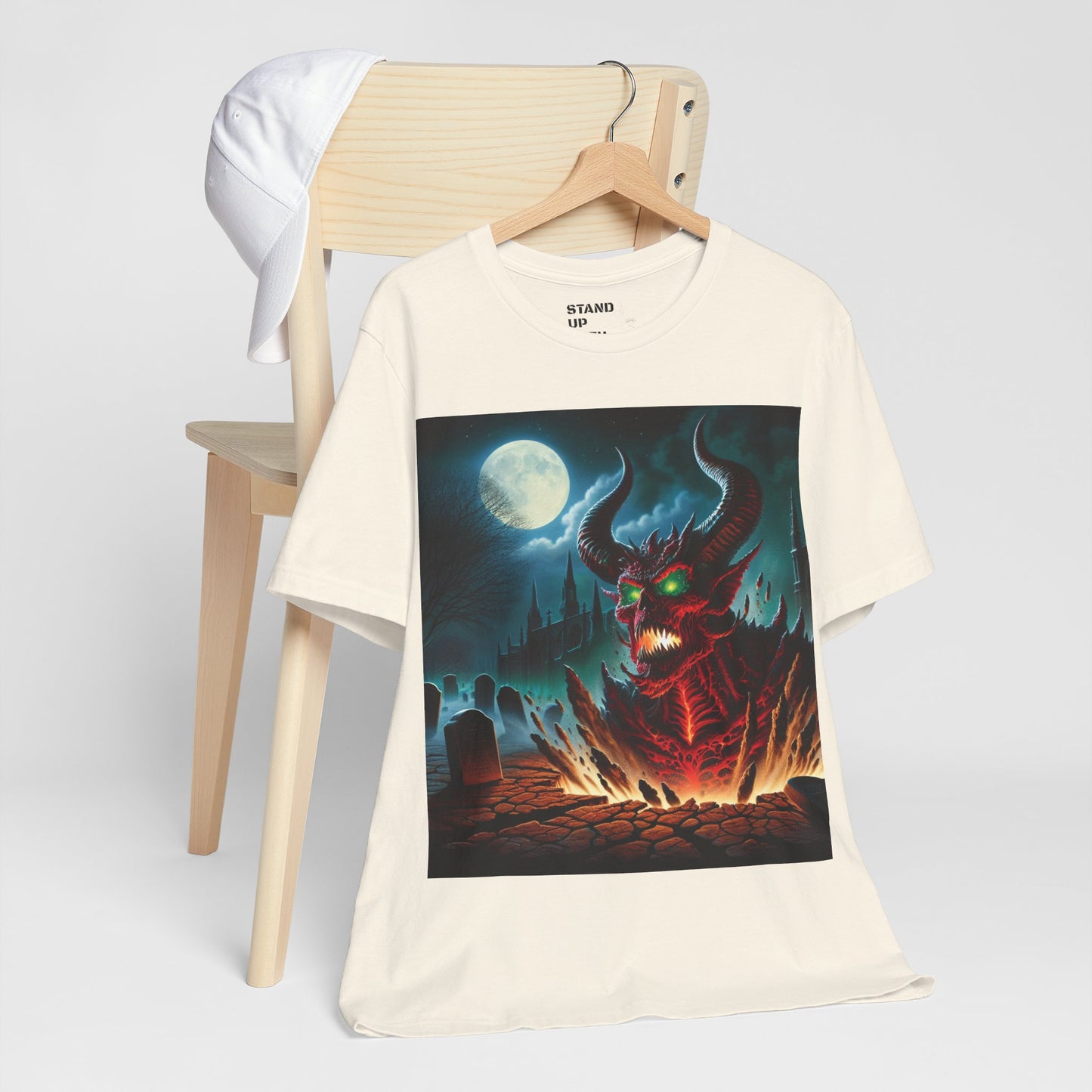 The Devil Rises Jersey Short Sleeve Tee