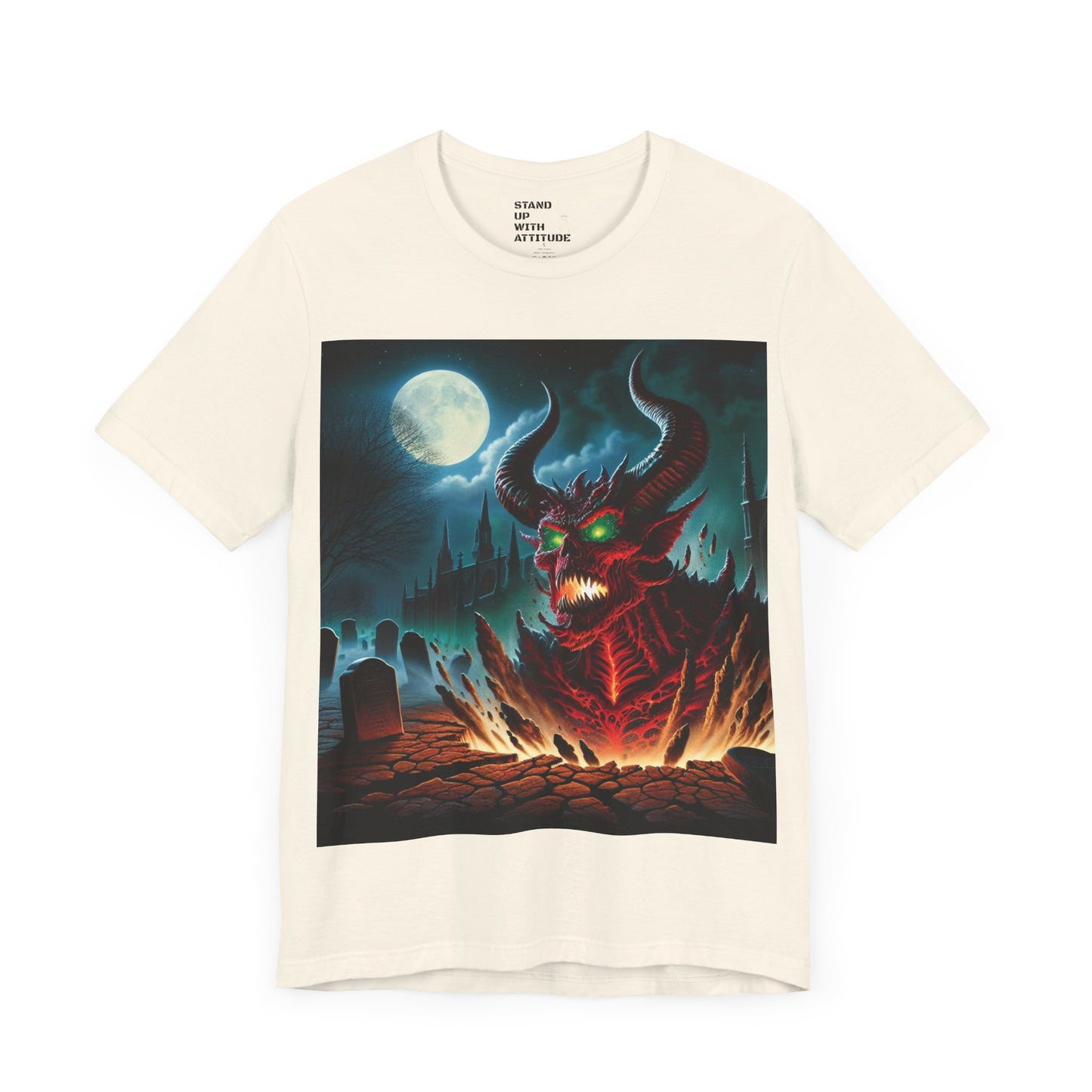 The Devil Rises Jersey Short Sleeve Tee