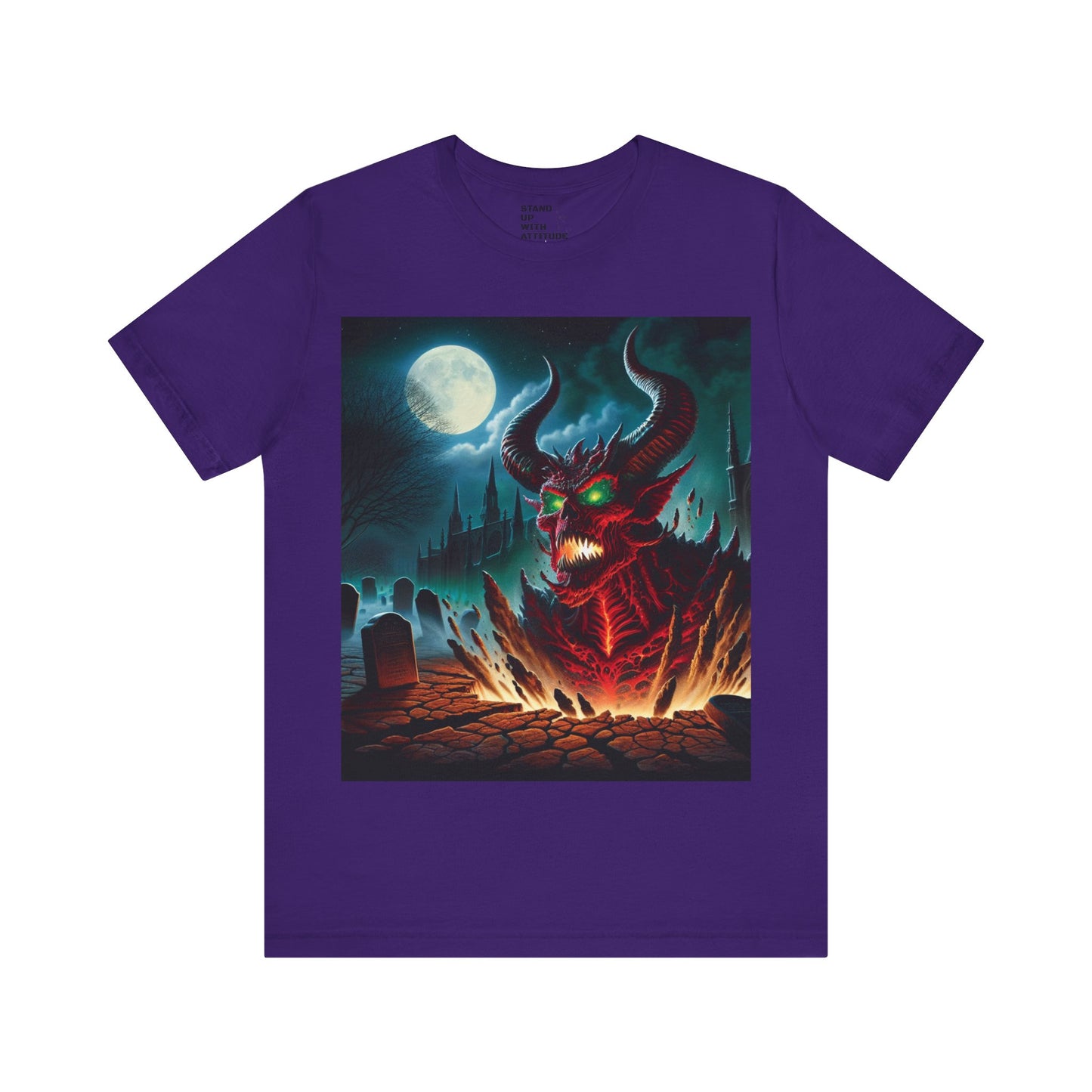 The Devil Rises Jersey Short Sleeve Tee