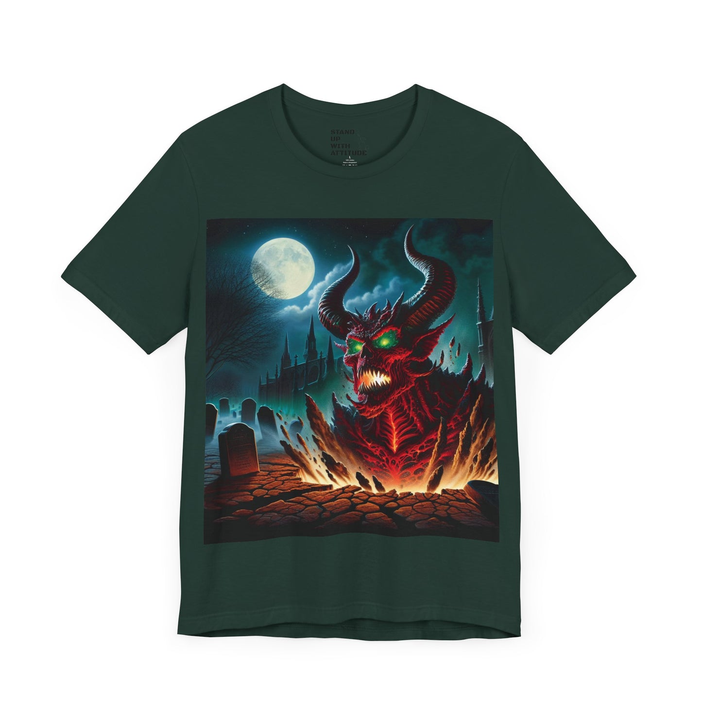 The Devil Rises Jersey Short Sleeve Tee