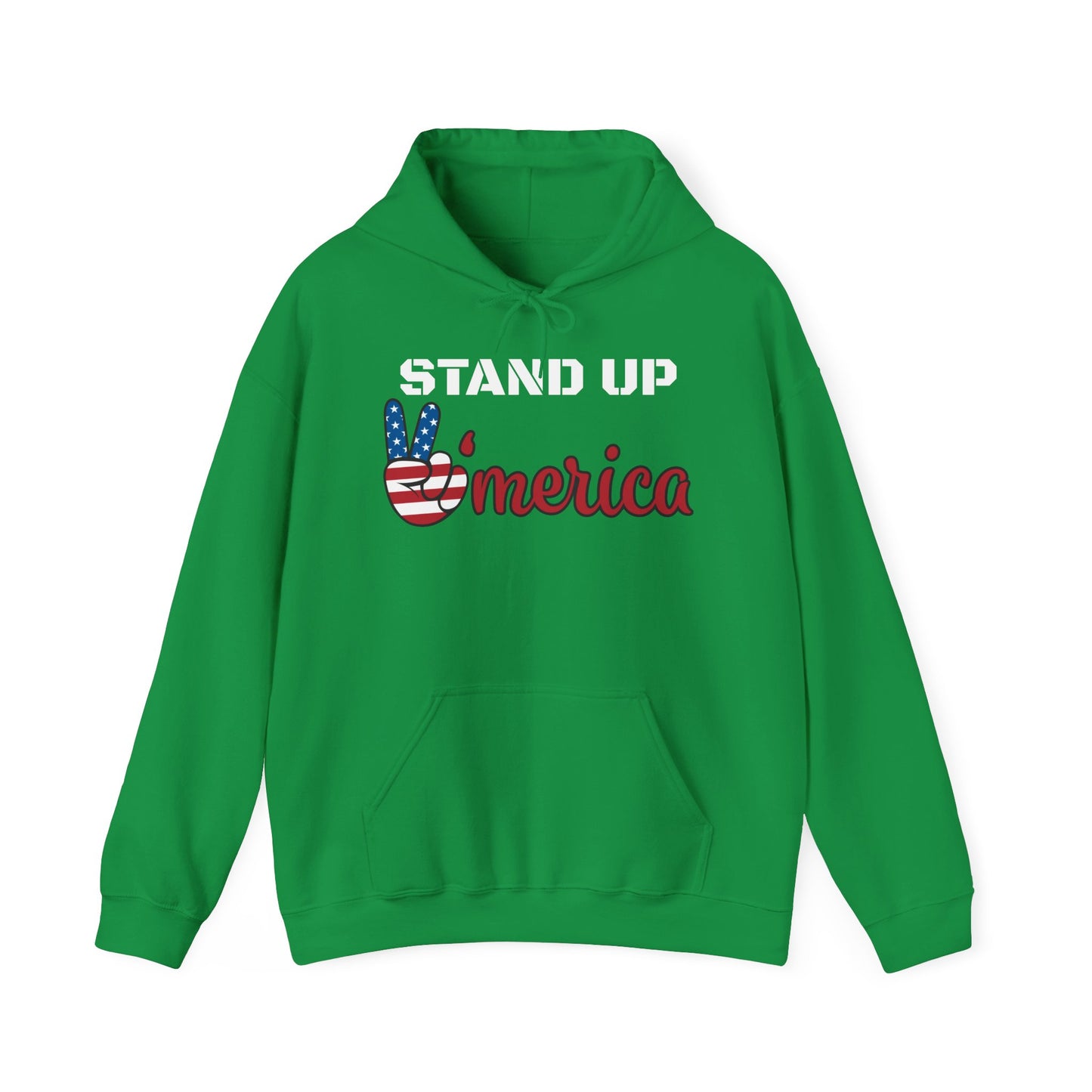 Stand Up America With Attitude Hooded Sweatshirt