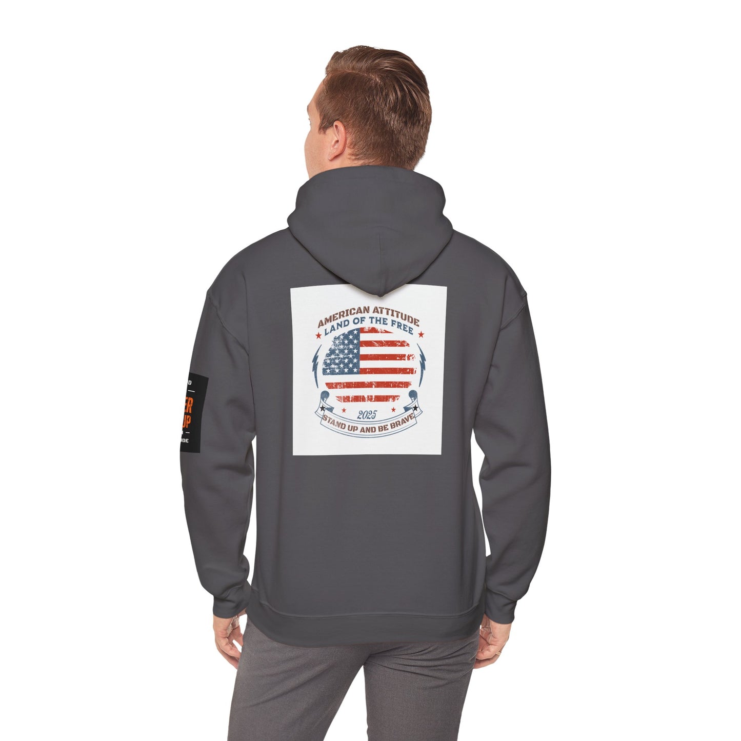 American Attitude Stand Up And Be Brave Heavy Blend™ Hooded Sweatshirt