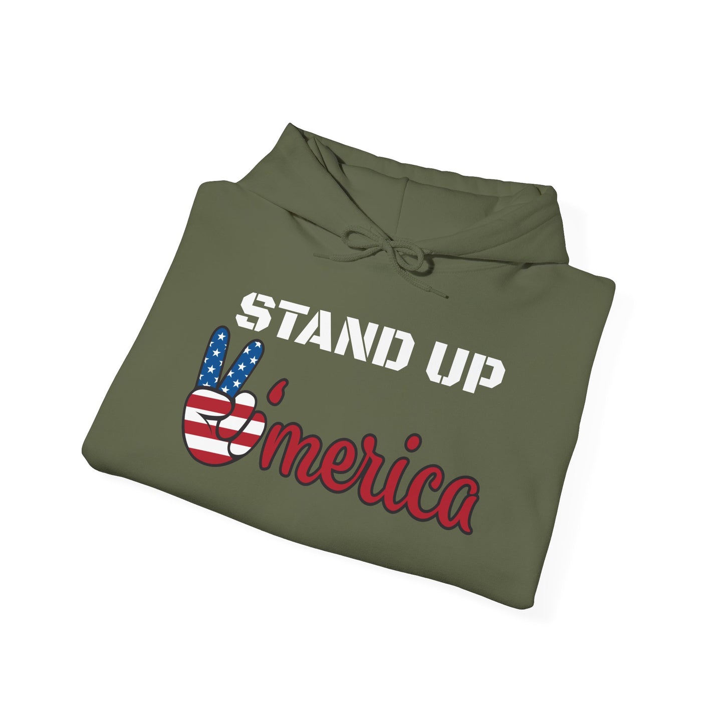 Stand Up America With Attitude Hooded Sweatshirt