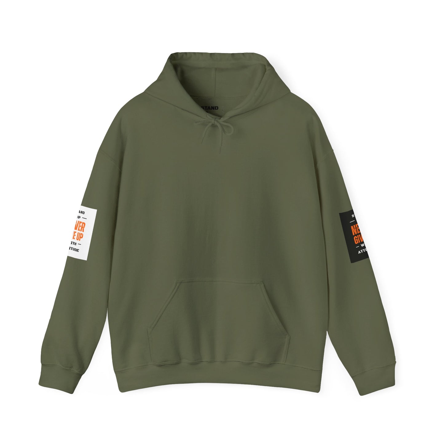 Stand Up Dual Arm Patch Heavy Blend™ Hooded Sweatshirt