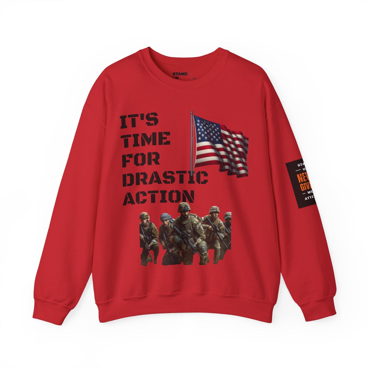 Time For Drastic Action Heavy Blend™ Crewneck Sweatshirt