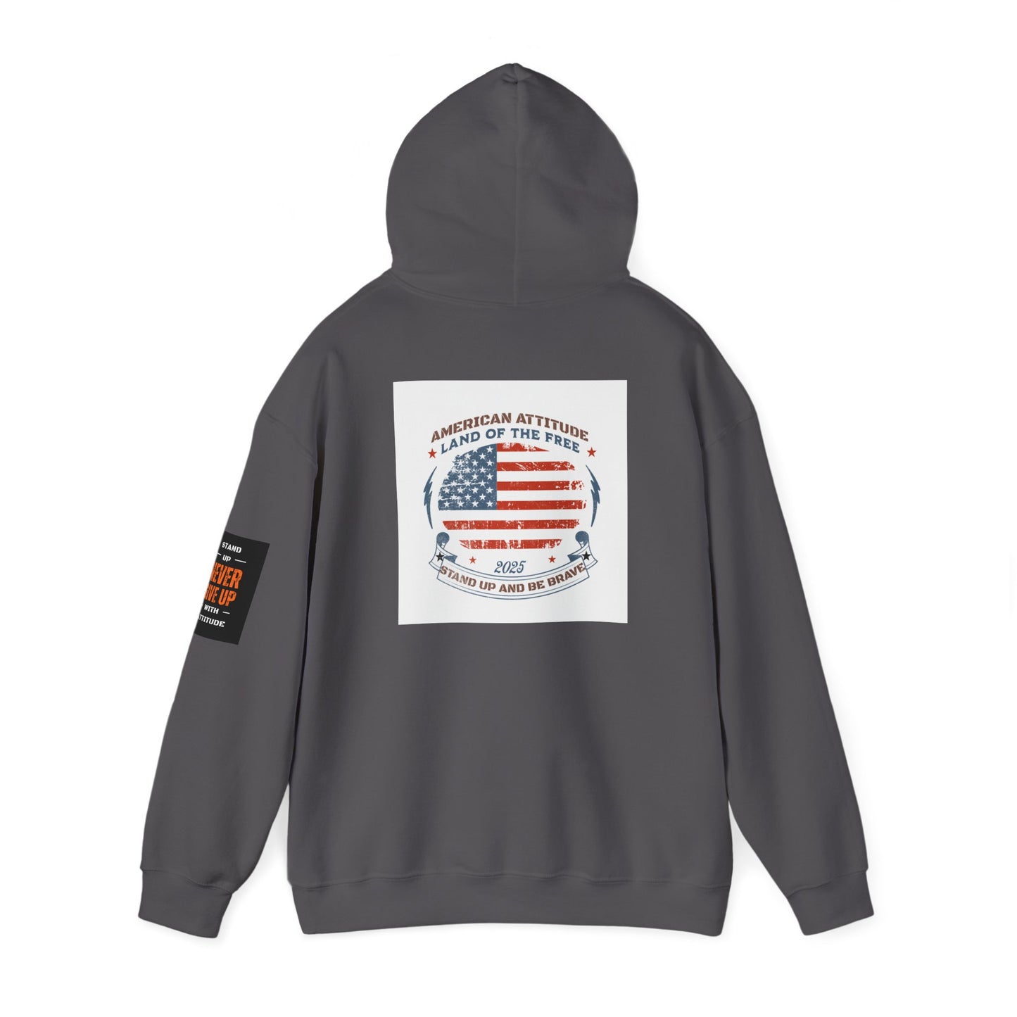 American Attitude Stand Up And Be Brave Heavy Blend™ Hooded Sweatshirt