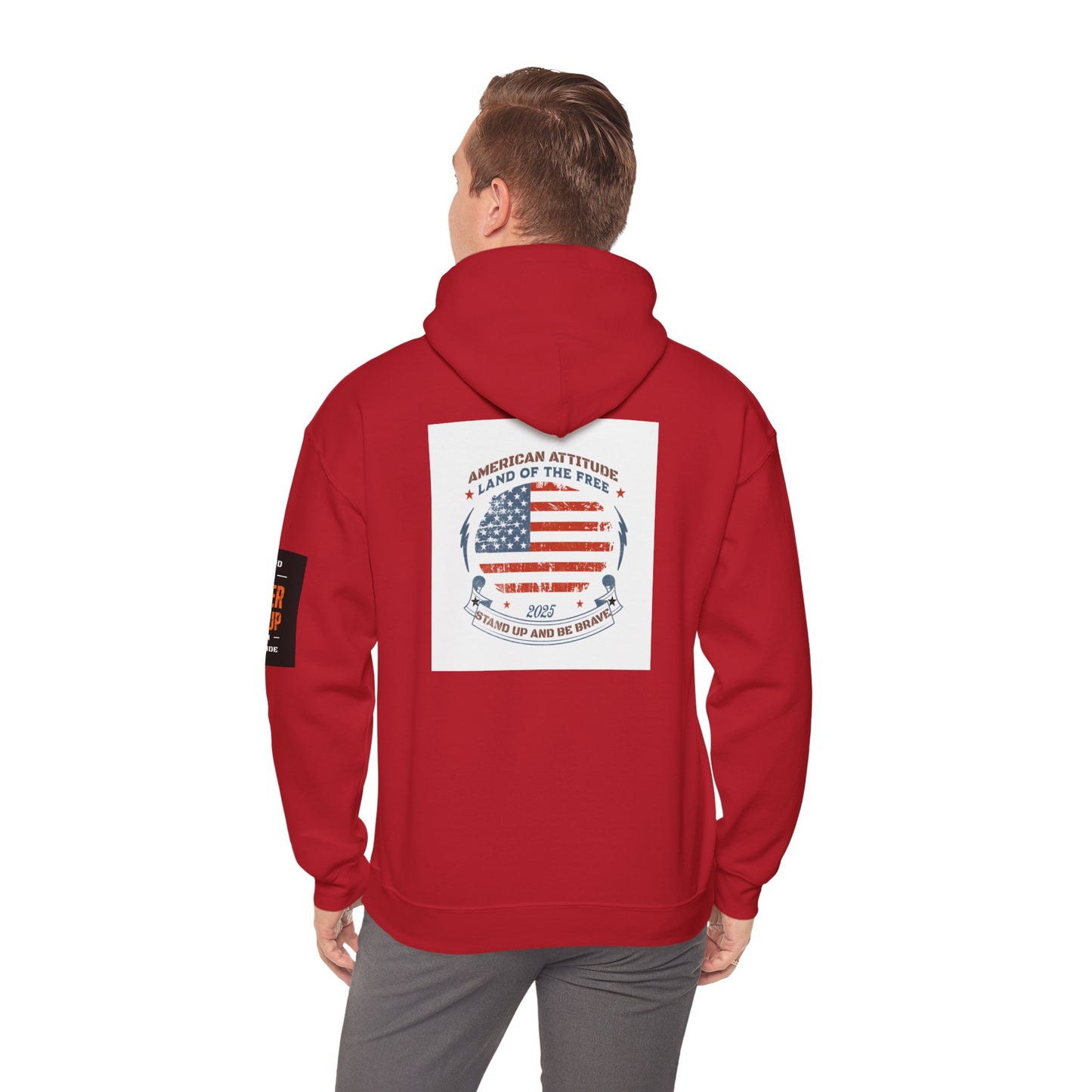American Attitude Stand Up And Be Brave Heavy Blend™ Hooded Sweatshirt