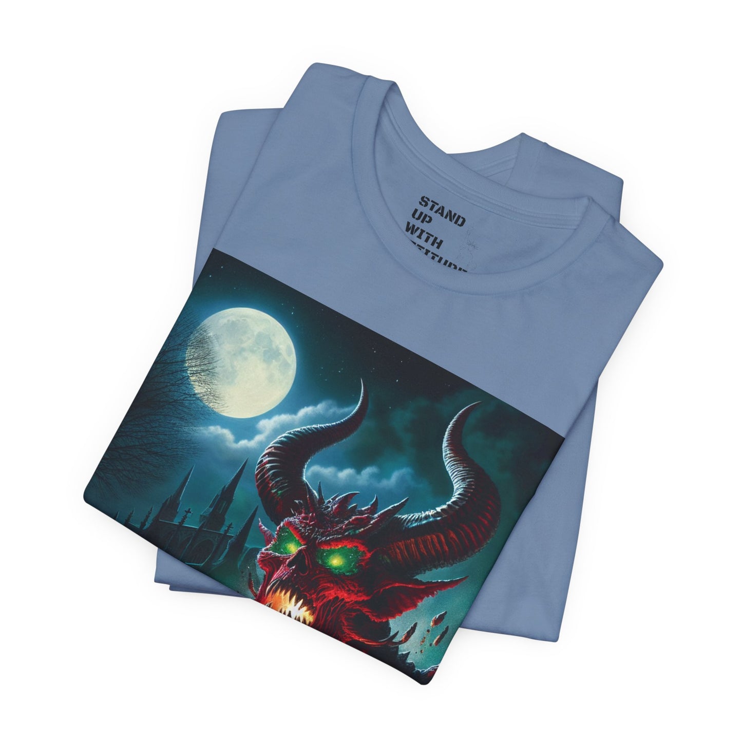 The Devil Rises Jersey Short Sleeve Tee