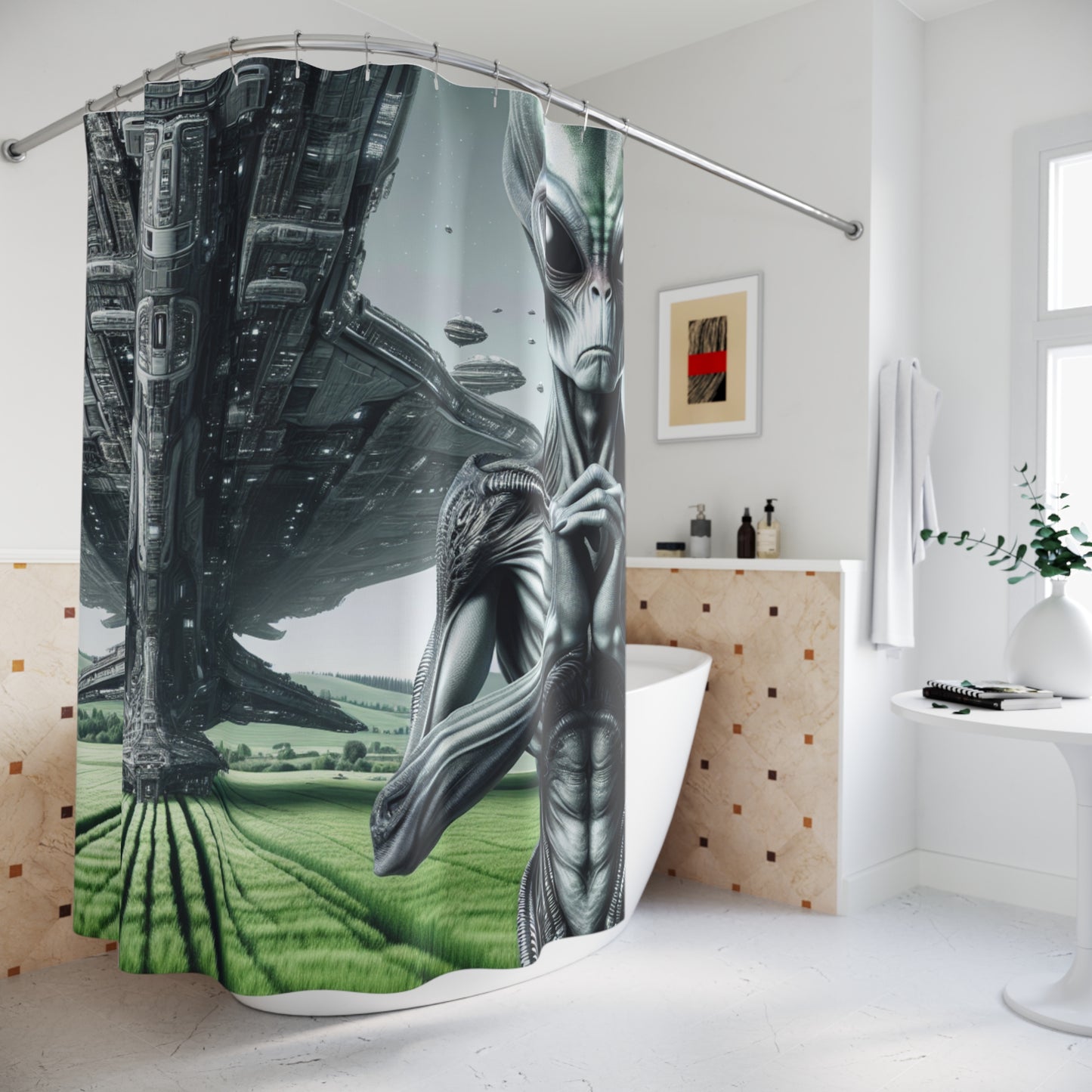 Alien Shower Curtain