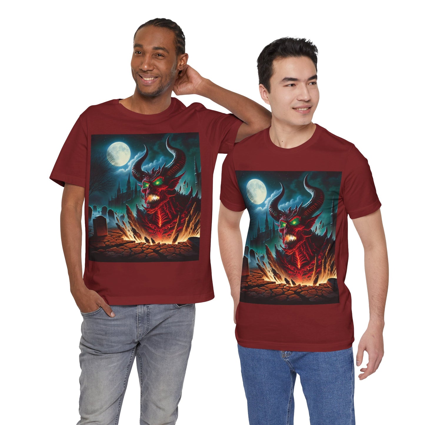 The Devil Rises Jersey Short Sleeve Tee