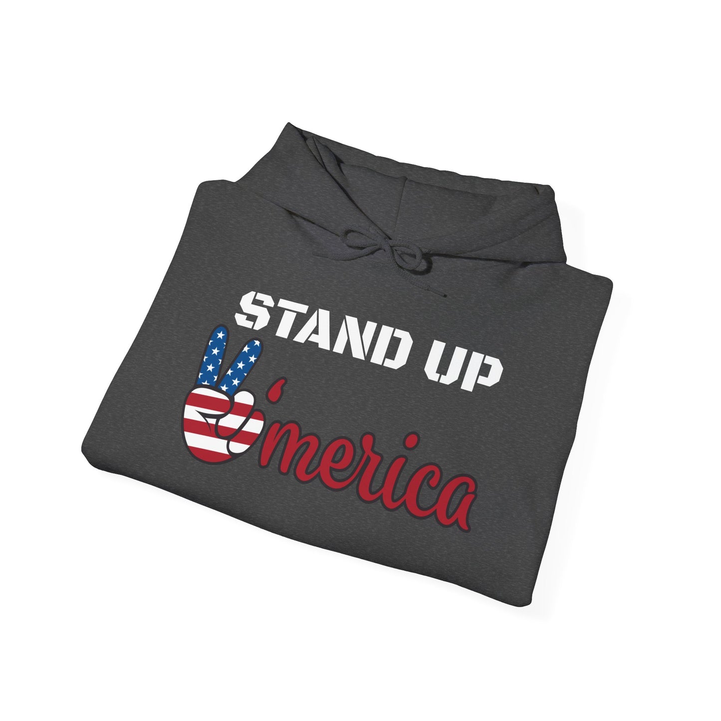 Stand Up America With Attitude Hooded Sweatshirt