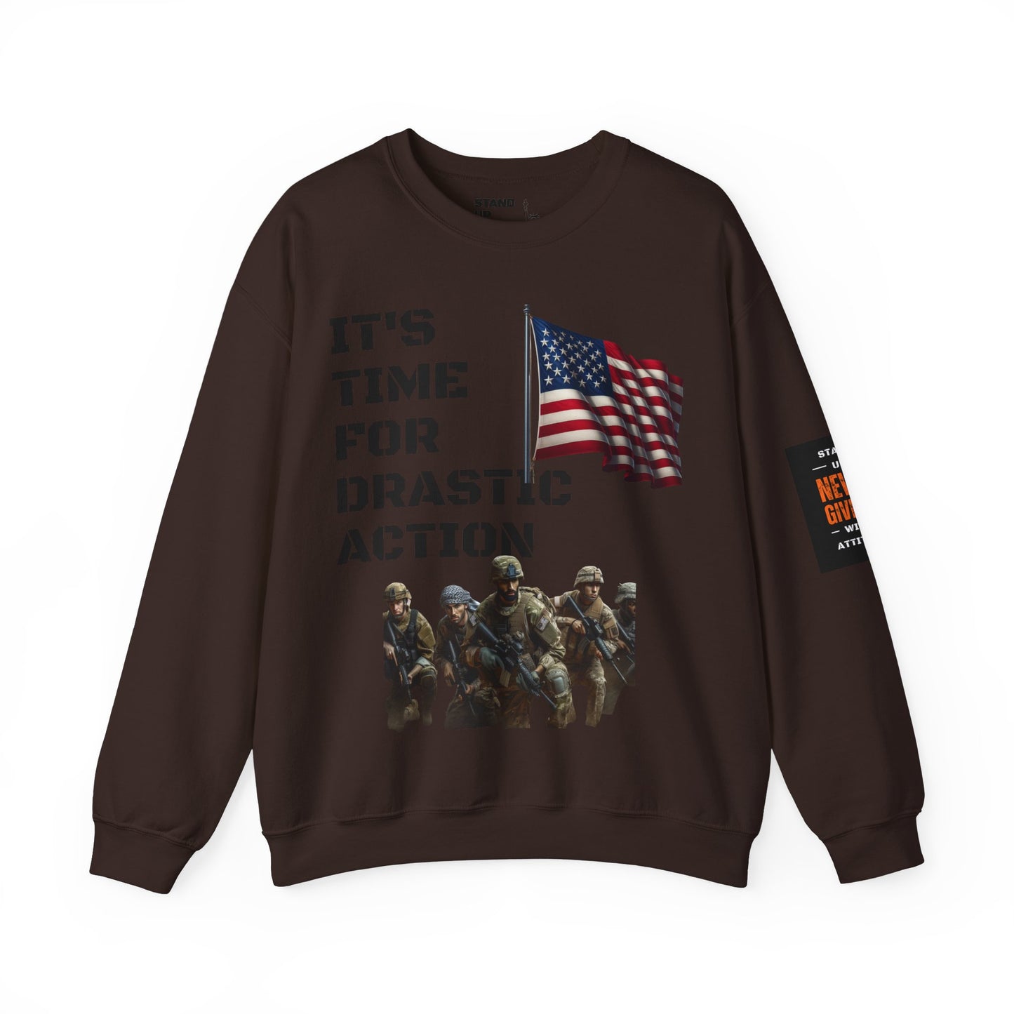 Time For Drastic Action Heavy Blend™ Crewneck Sweatshirt