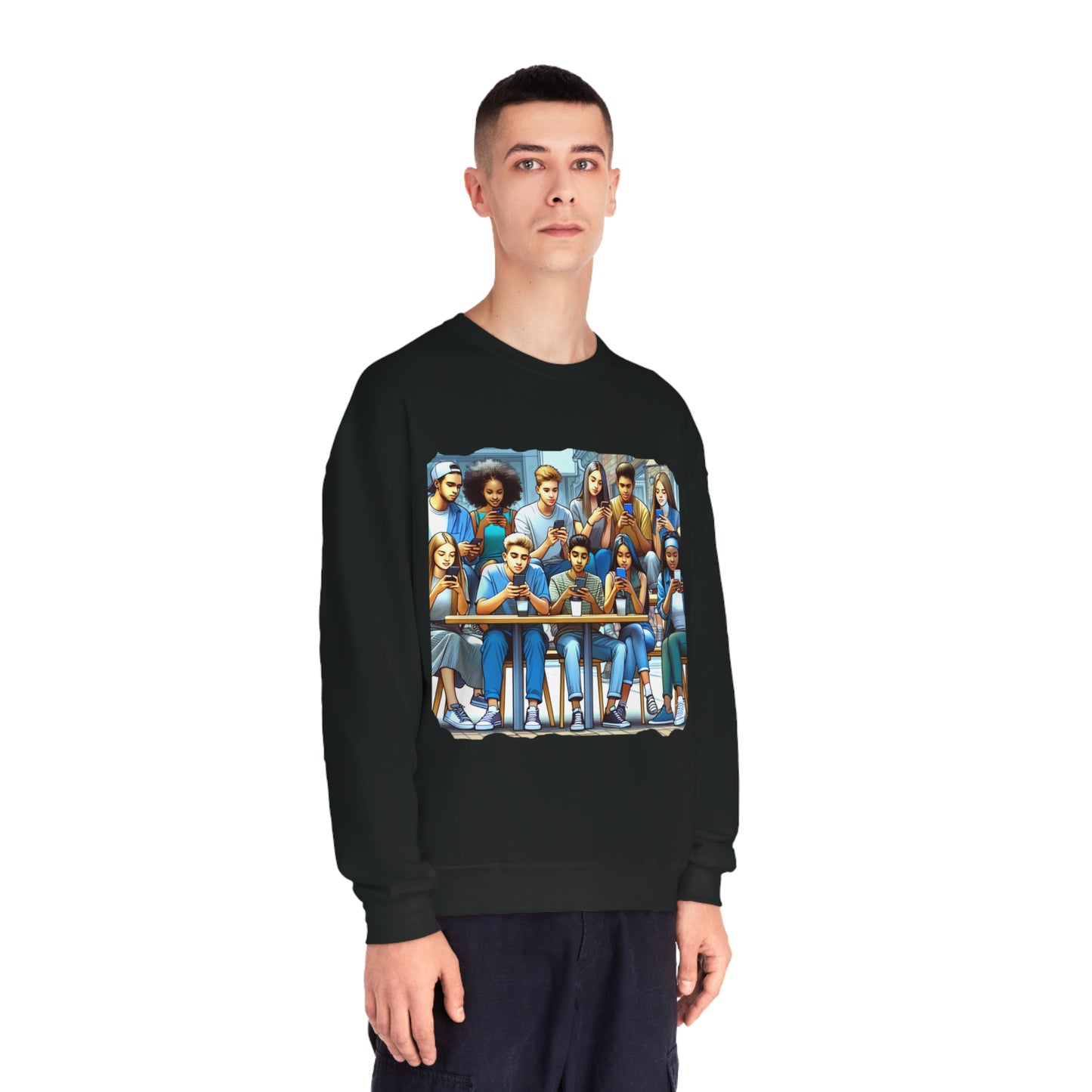 Teen Tech With Friends Crewneck Sweatshirt