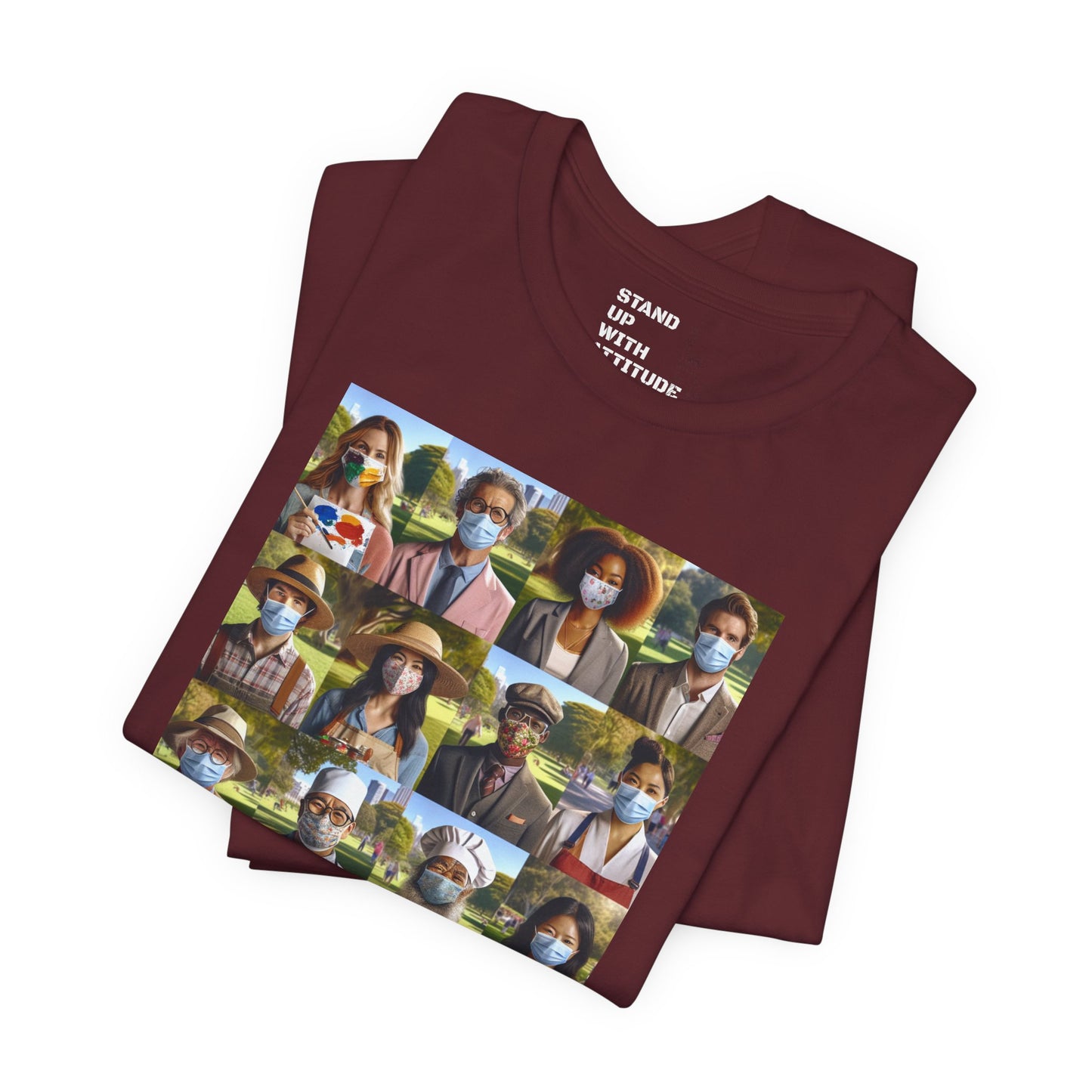 The Fog And A Mask Short Sleeve Tee