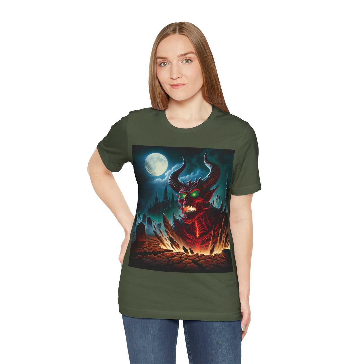 The Devil Rises Jersey Short Sleeve Tee