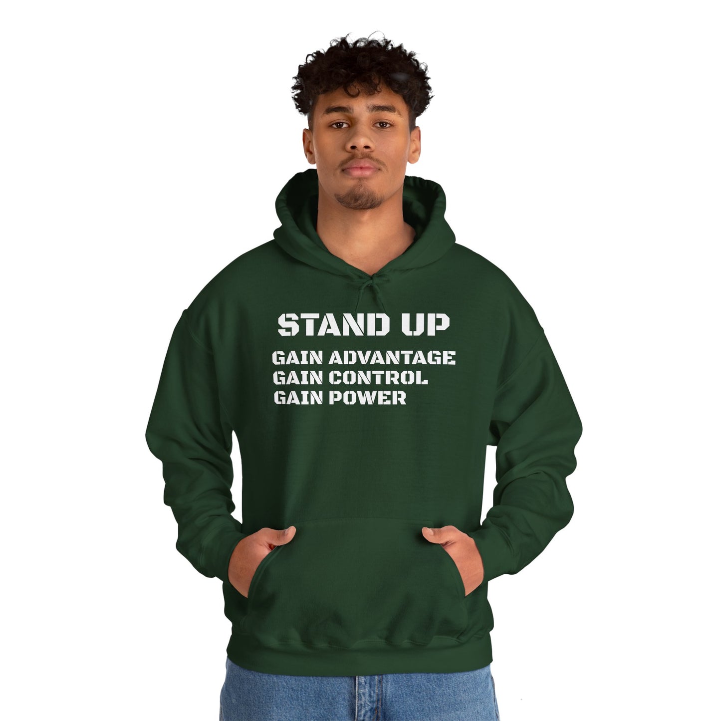 Stand Up Gain Advantage Control Power Hooded Sweatshirt