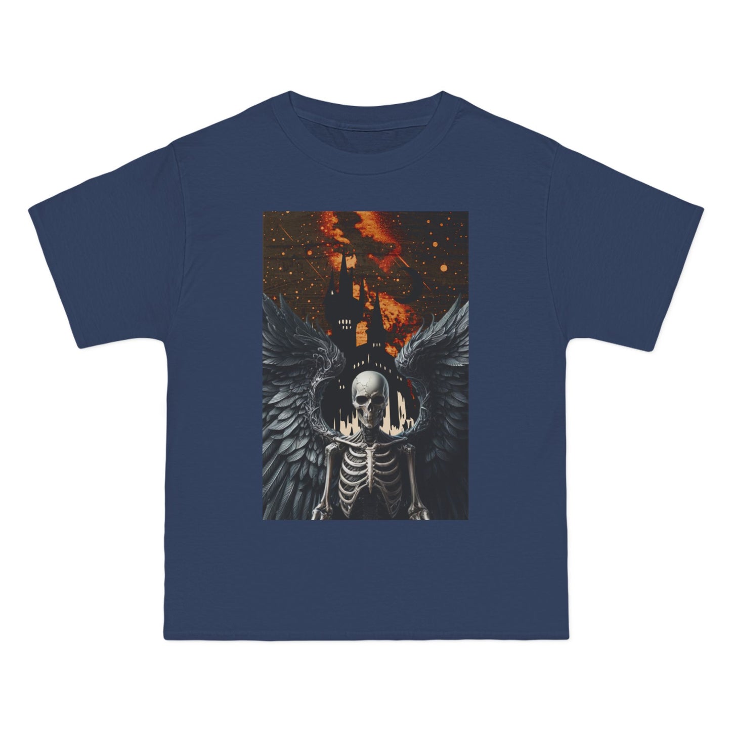 Gothic Skeleton Graphic Tee - Unisex Beefy-T® Short-Sleeve T-Shirt