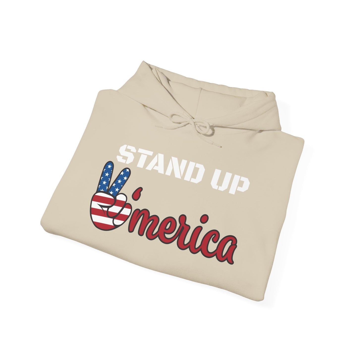 Stand Up America With Attitude Hooded Sweatshirt