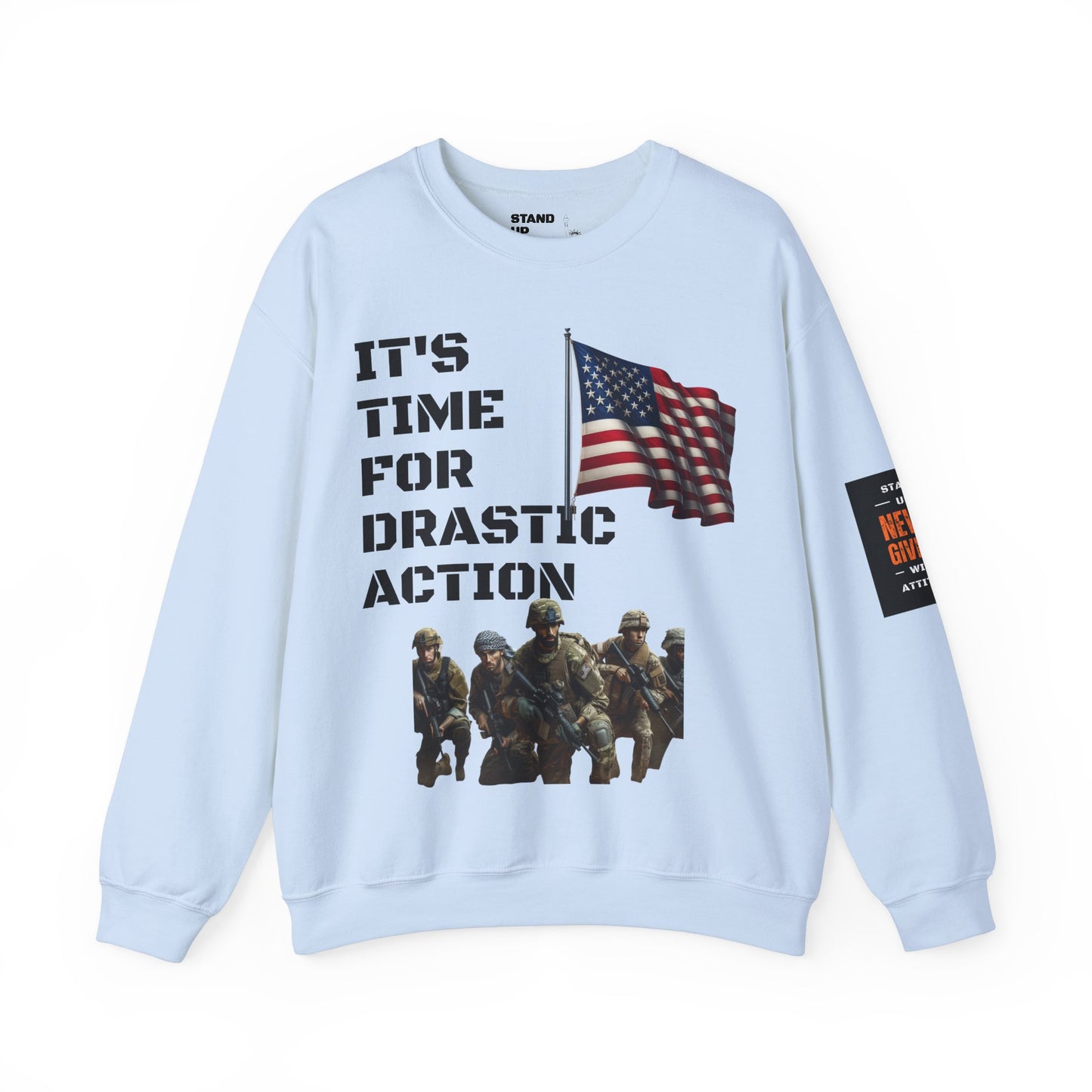 Time For Drastic Action Heavy Blend™ Crewneck Sweatshirt