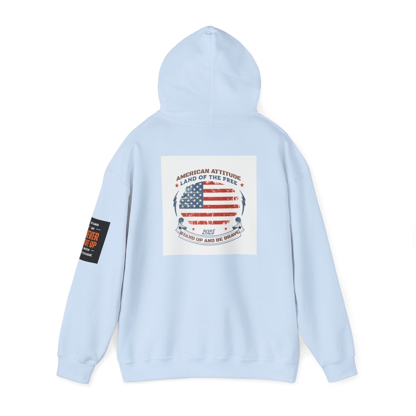 American Attitude Stand Up And Be Brave Heavy Blend™ Hooded Sweatshirt