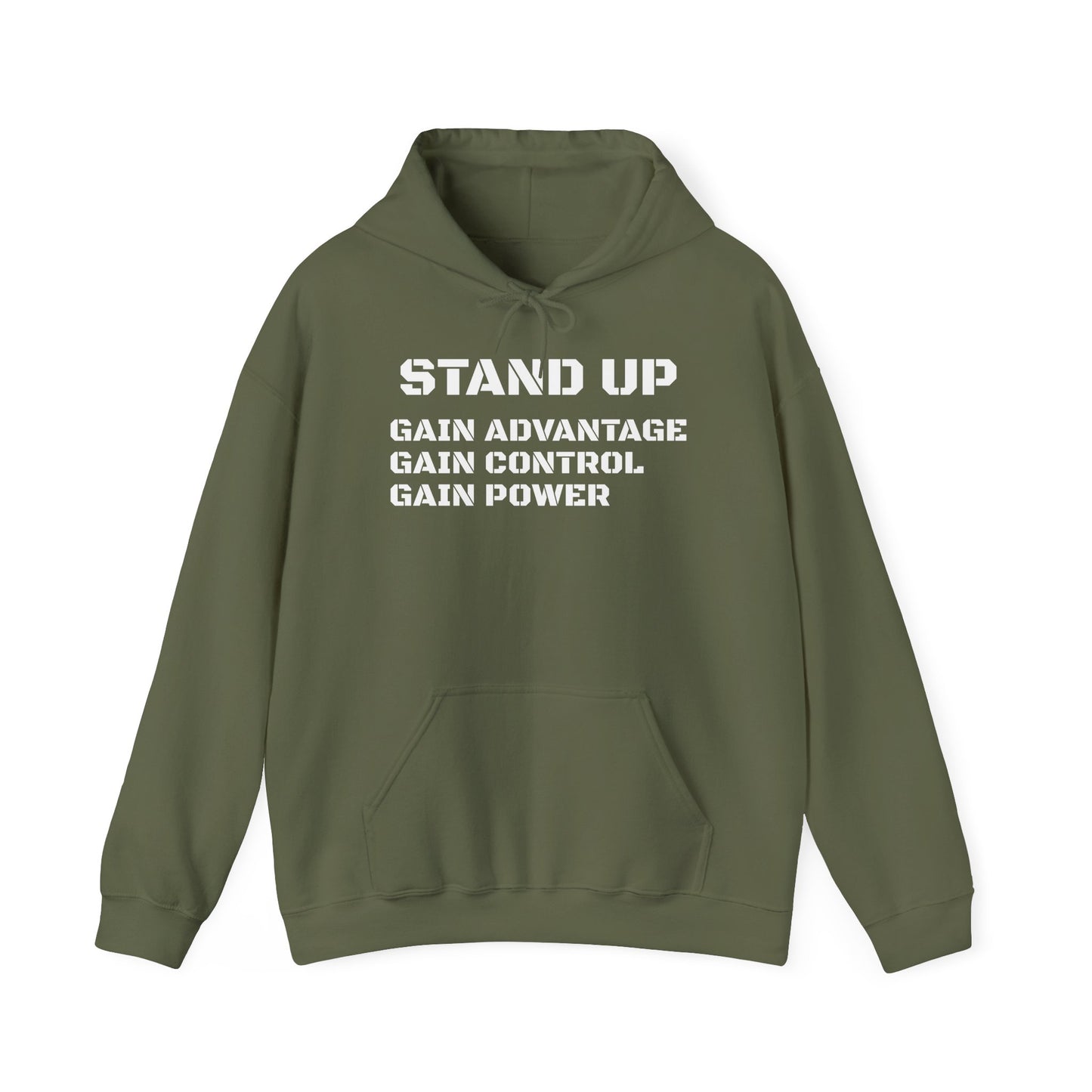 Stand Up Gain Advantage Control Power Hooded Sweatshirt