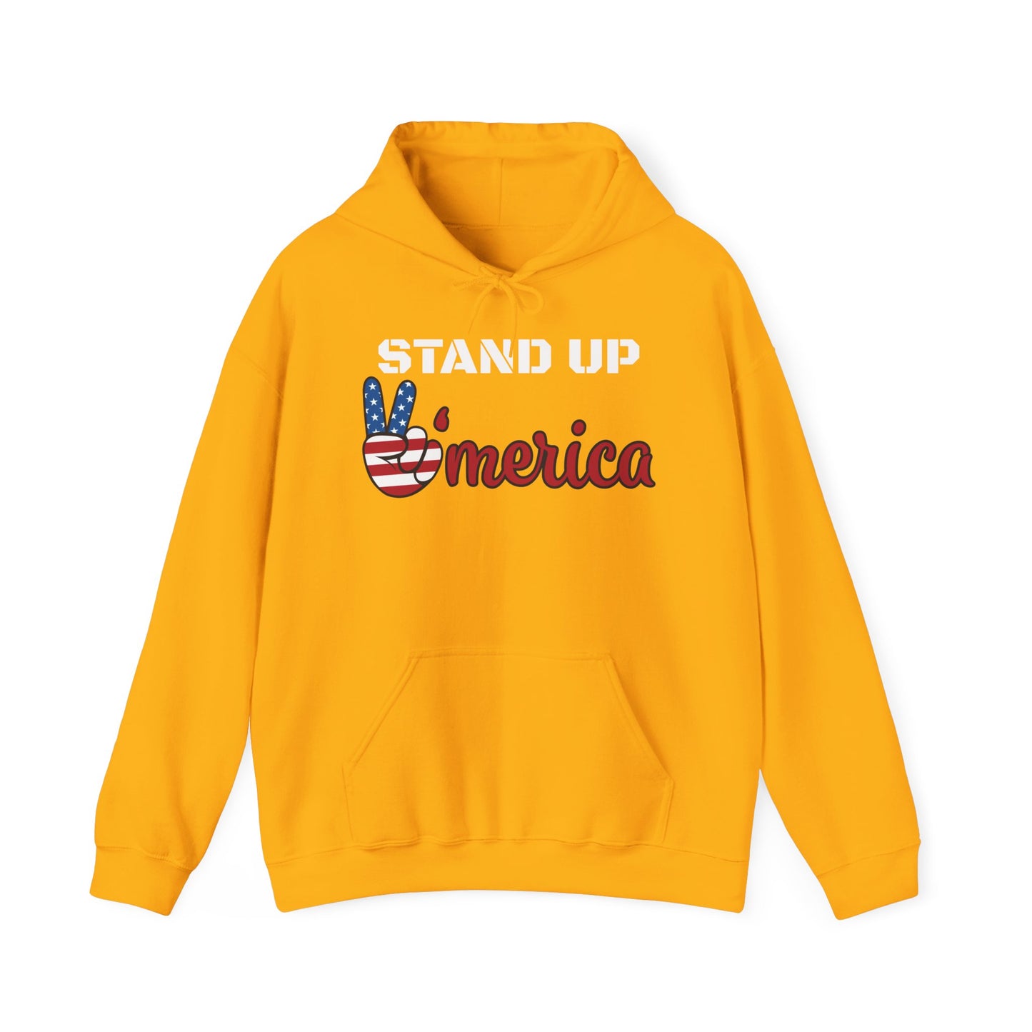 Stand Up America With Attitude Hooded Sweatshirt
