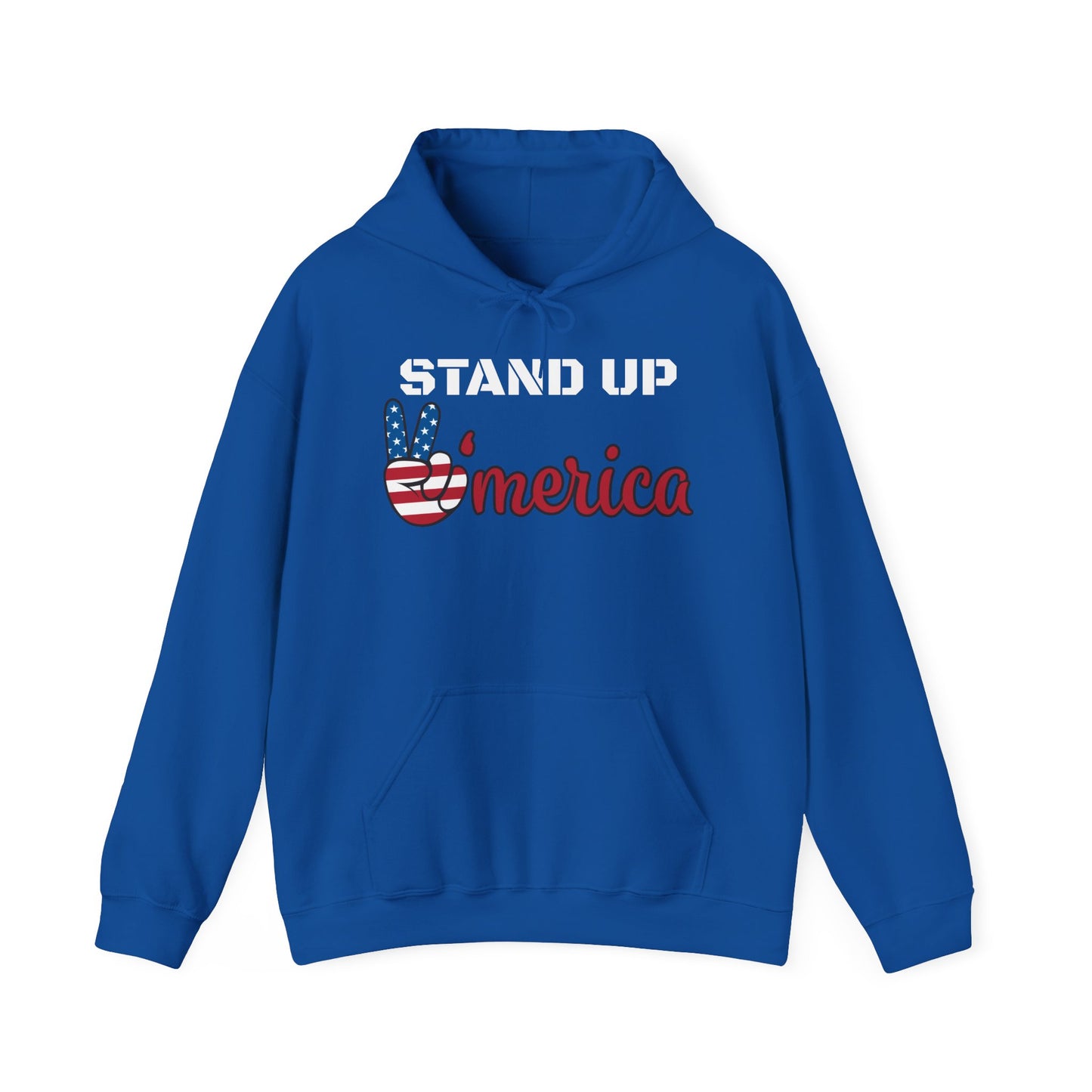 Stand Up America With Attitude Hooded Sweatshirt